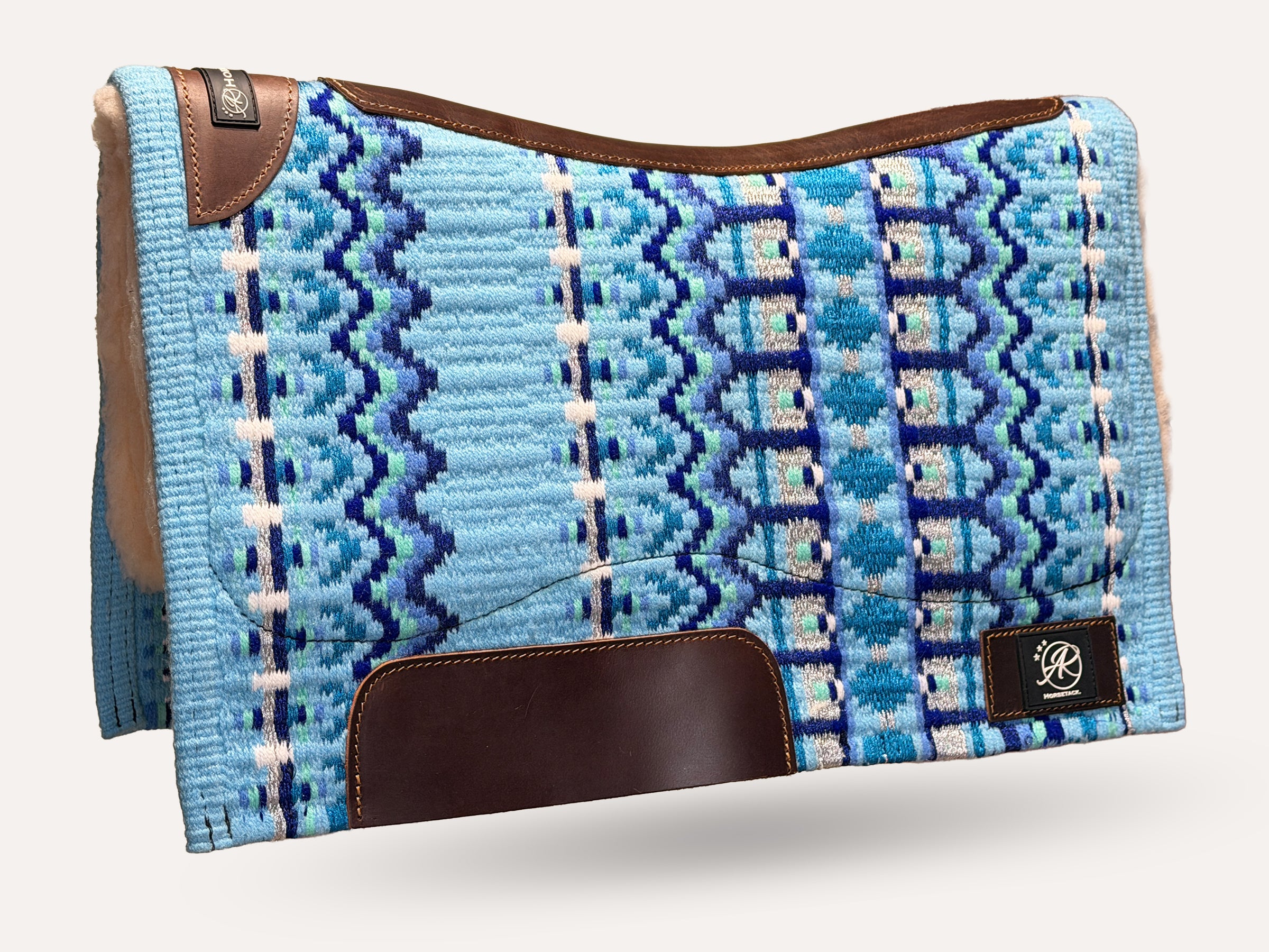 2in1 Show Pad | SHORT | contoured western pad | Morning Sky