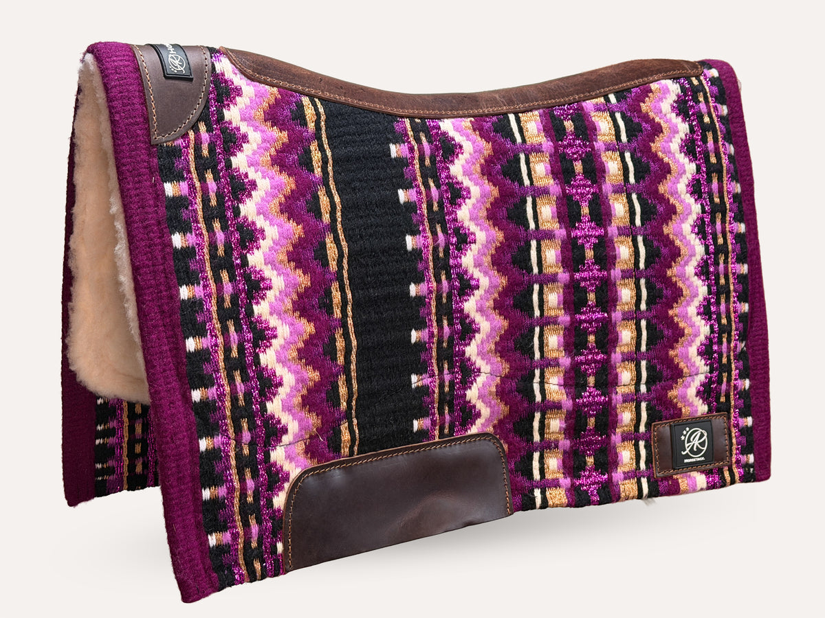 2in1 Show | Performance Western Pad | Grape Glimmer