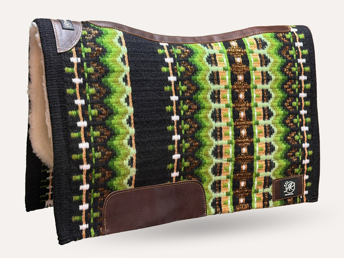 2in1 Show | Performance Western Pad | Lime Rush
