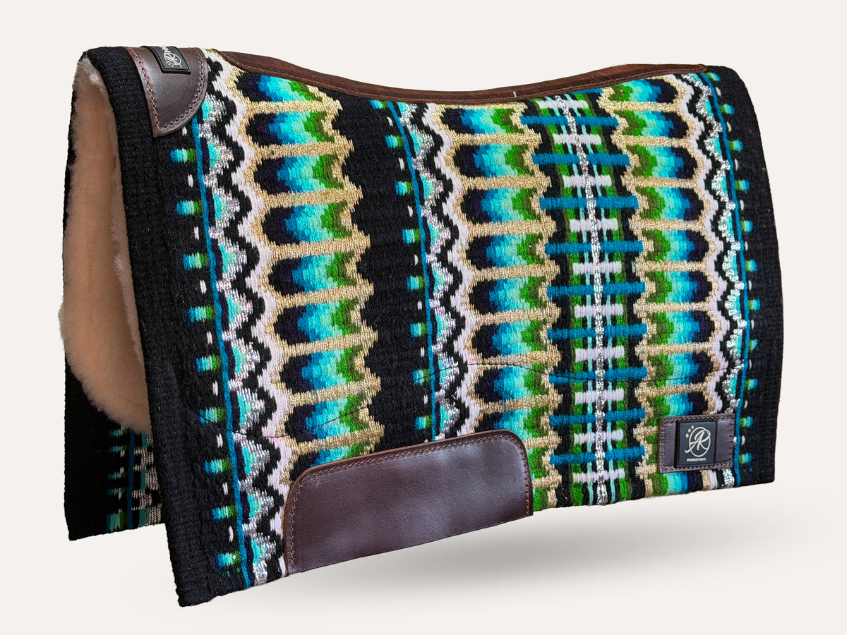 2in1 Show | Performance Western Pad | Lime Sunrise