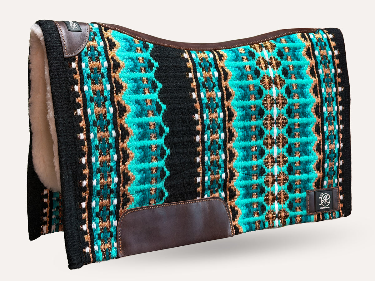 2in1 Show | Performance Western Pad | Turquoise Sundown