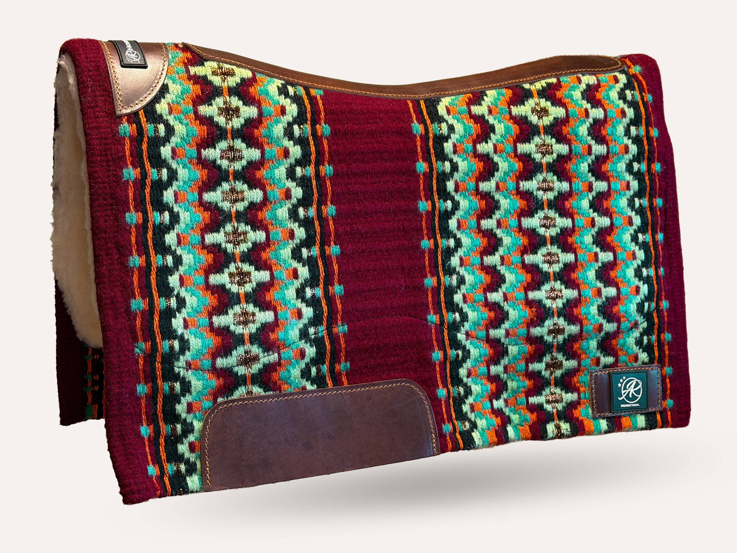 2in1 Show | contoured western pad | Burgundy Pop