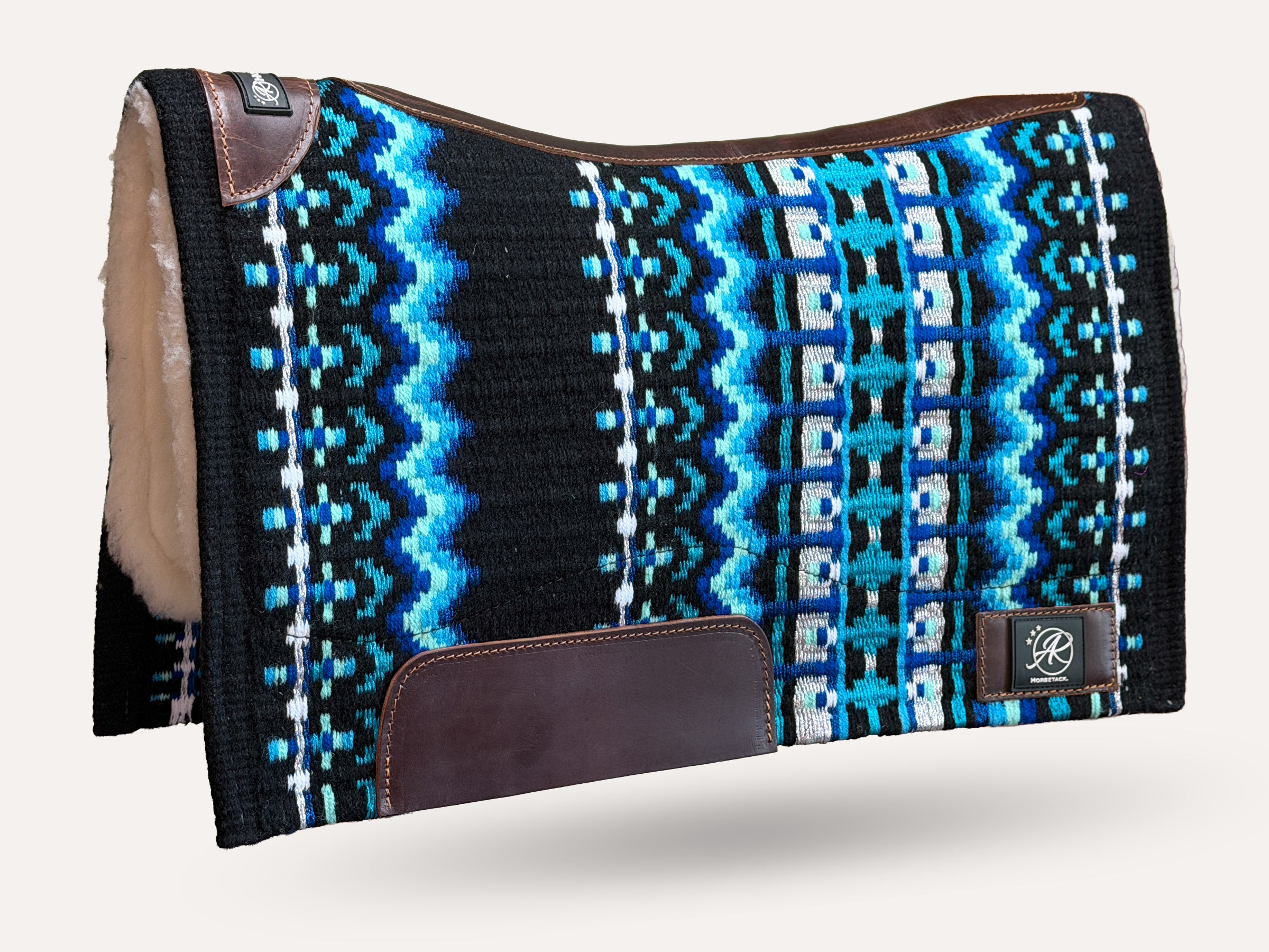 2in1 Show Pad | SHORT | contoured western pad | Deep Ocean