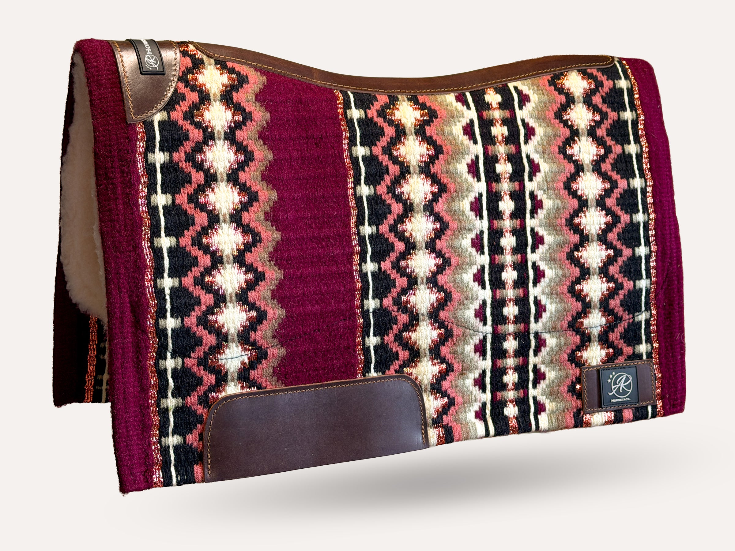 2in1 Show | contoured western pad | Rose Noir