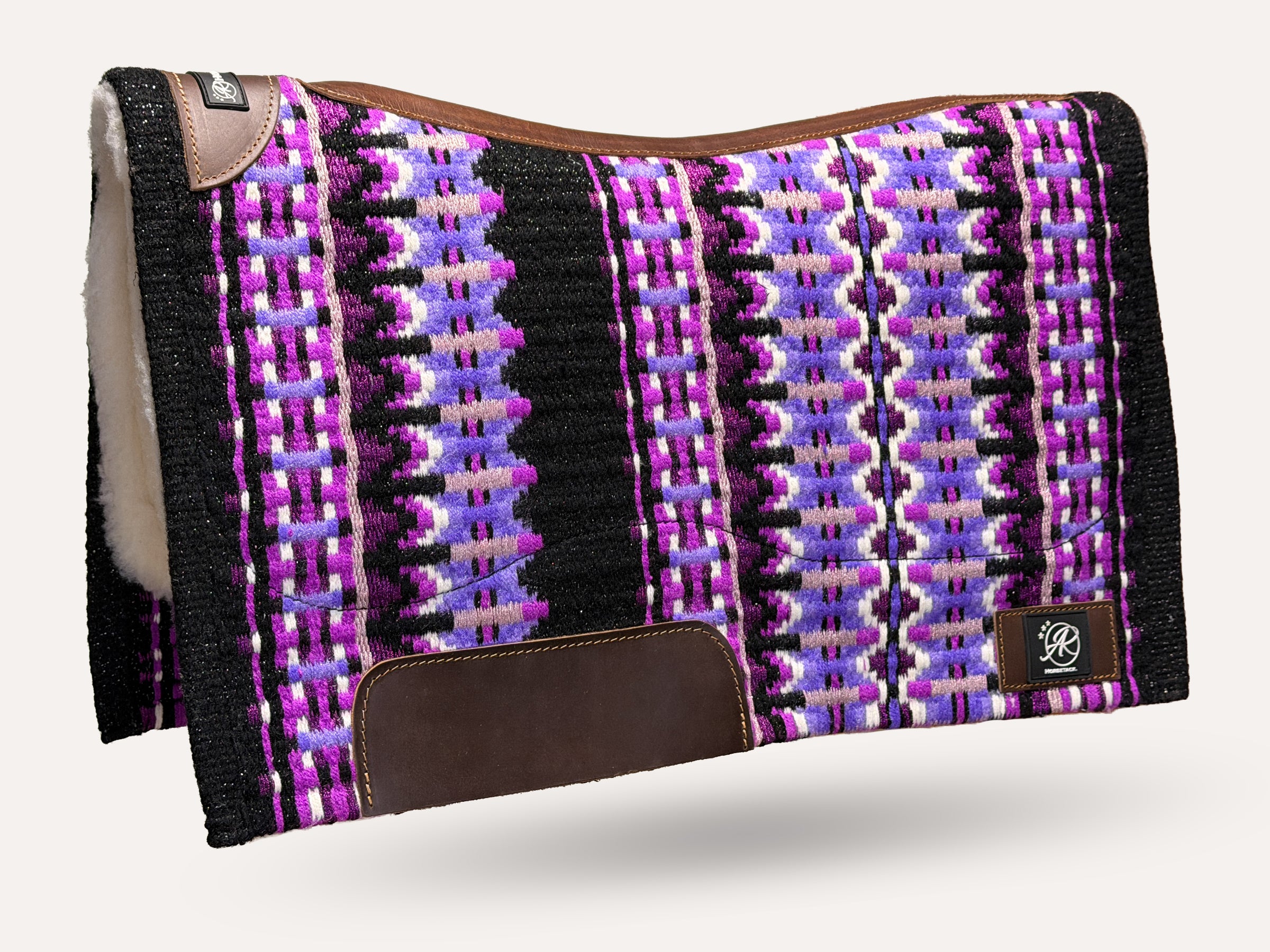 2in1 Show | contoured western pad | Violet Stardust