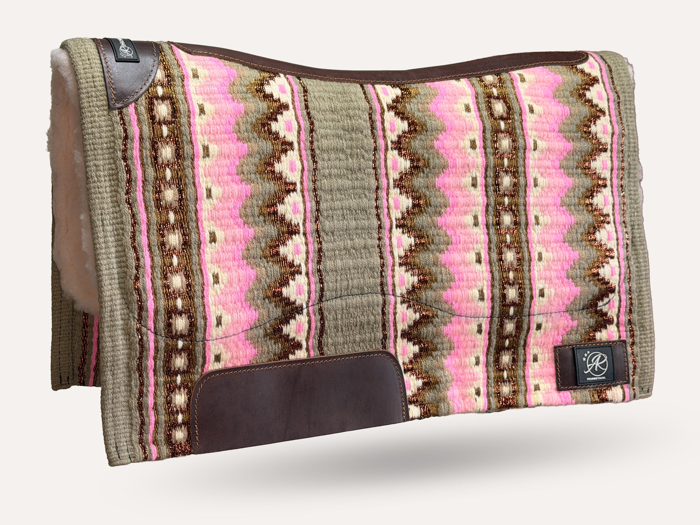 2in1 Show | contoured western pad | Dusty Blossom