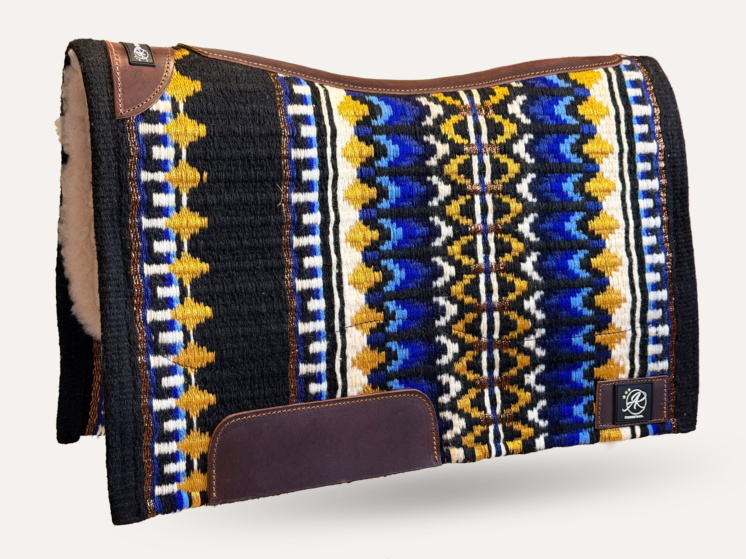 2in1 Show pad | Show Western | Blue & Gold