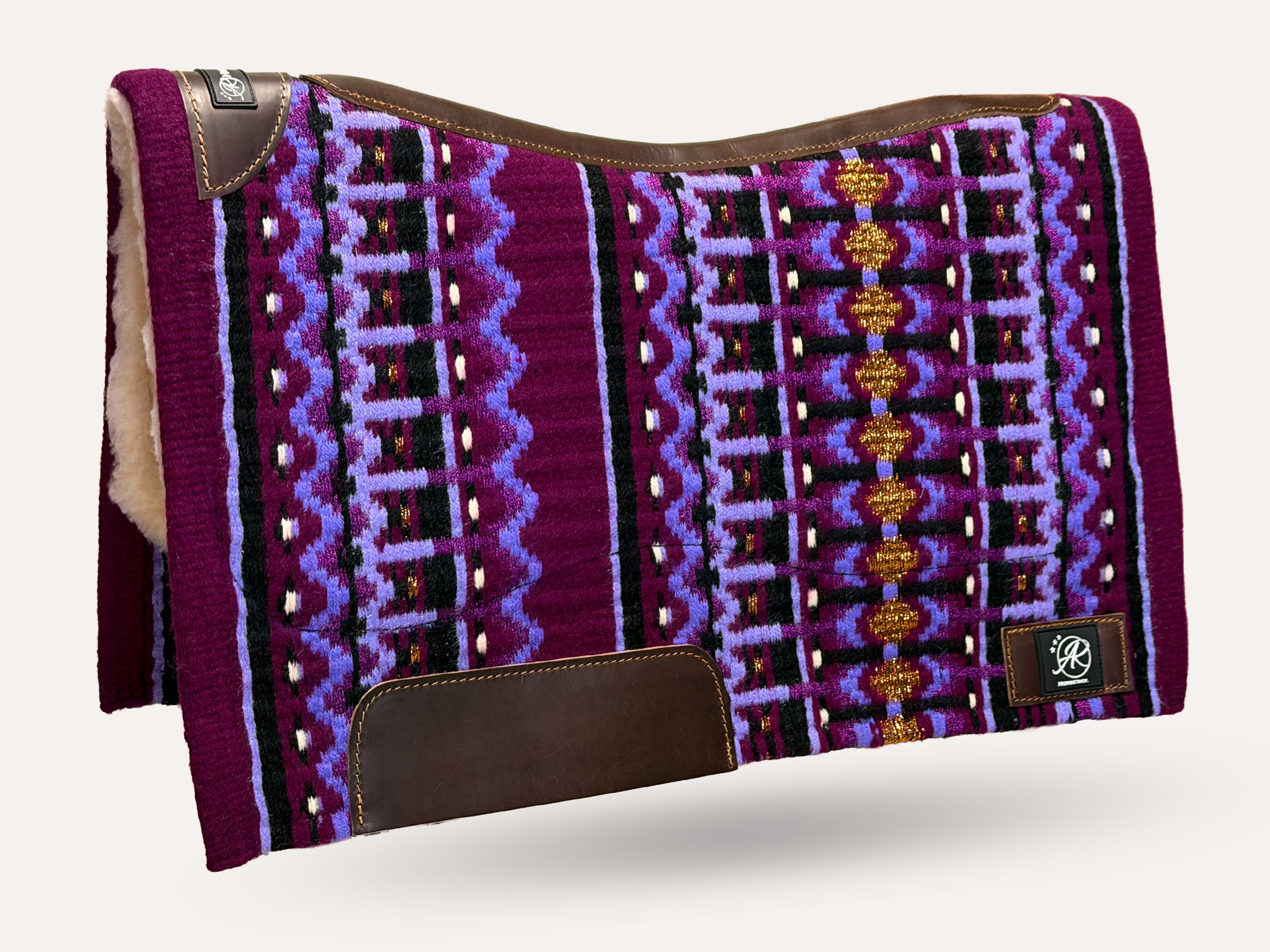 2in1 Show pad | Show Western | Plum Royale