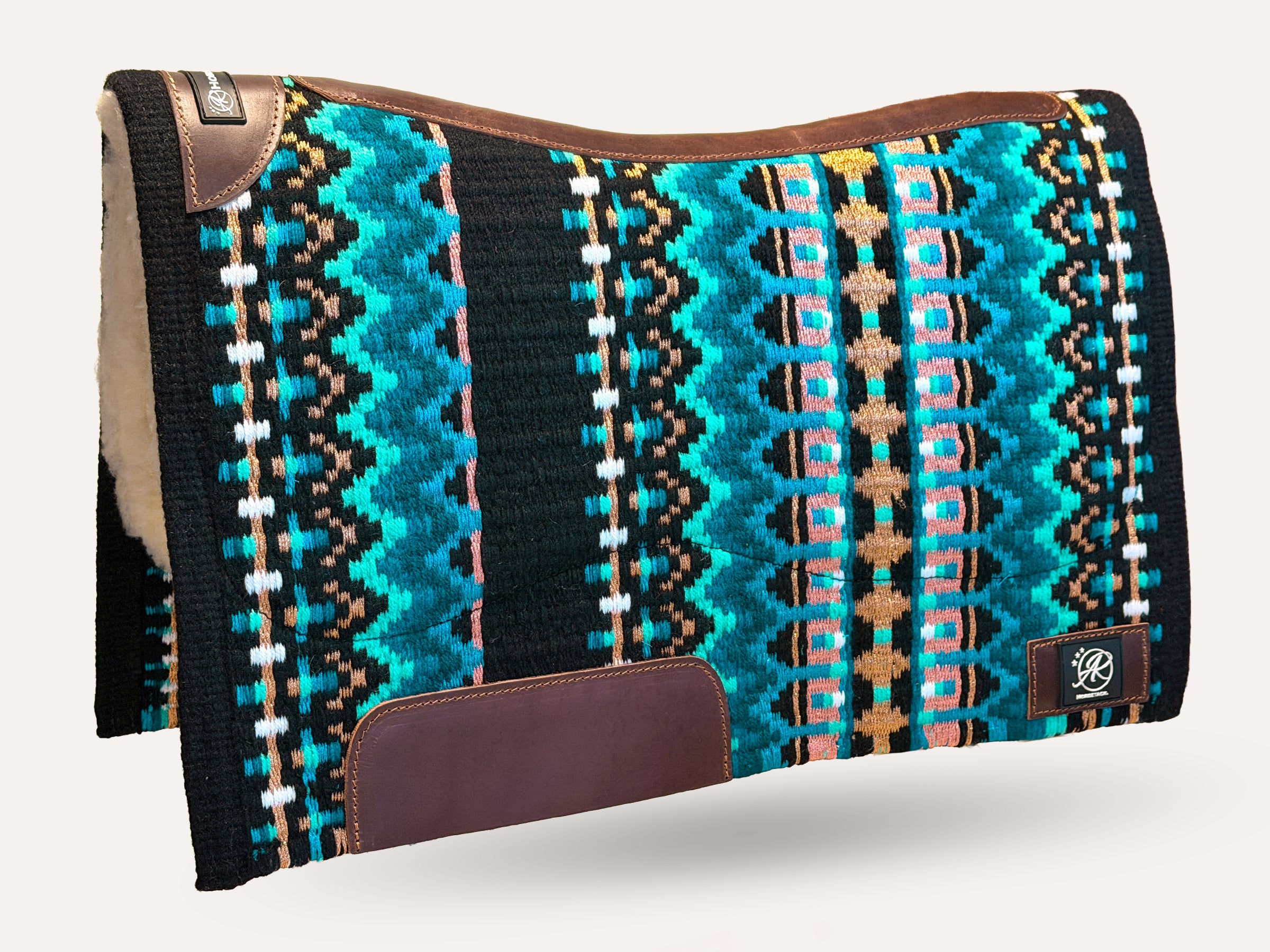 2in1 Show pad | Show Western | Teal Iron Range