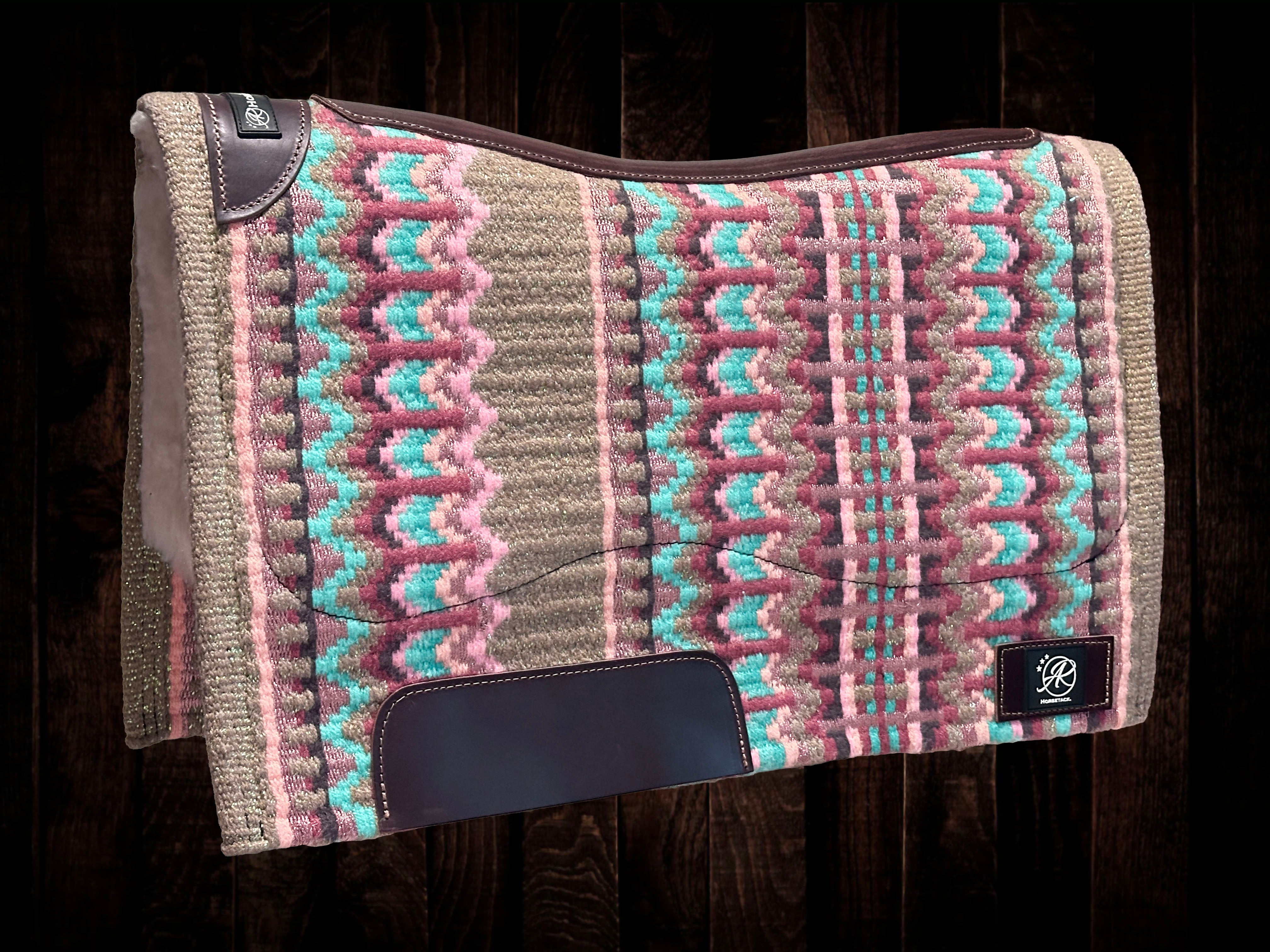 2in1 Show Pad | Show weave western | Colorfull pastel
