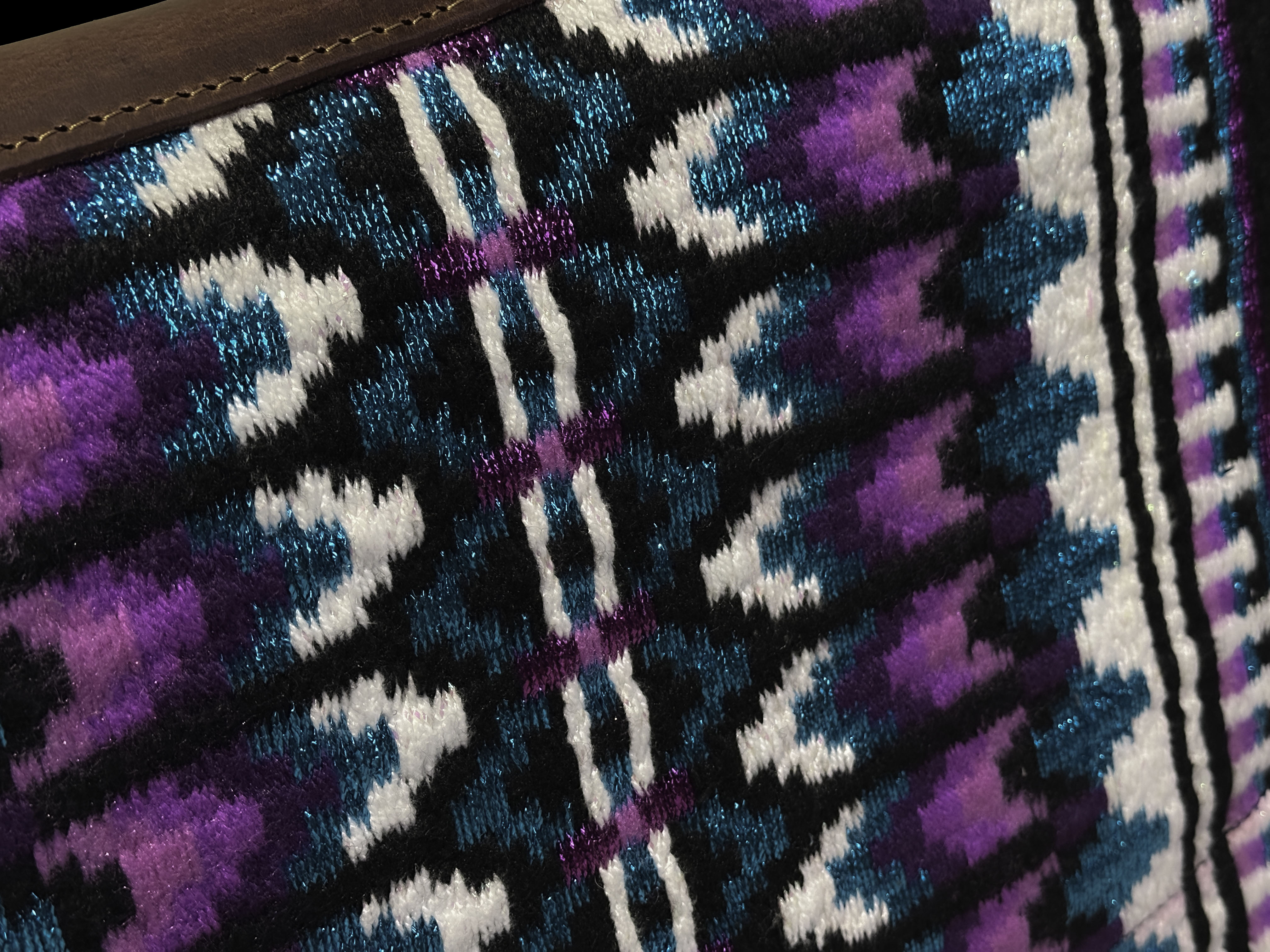 2in1 Show pad | Show western | Petrol & Purple