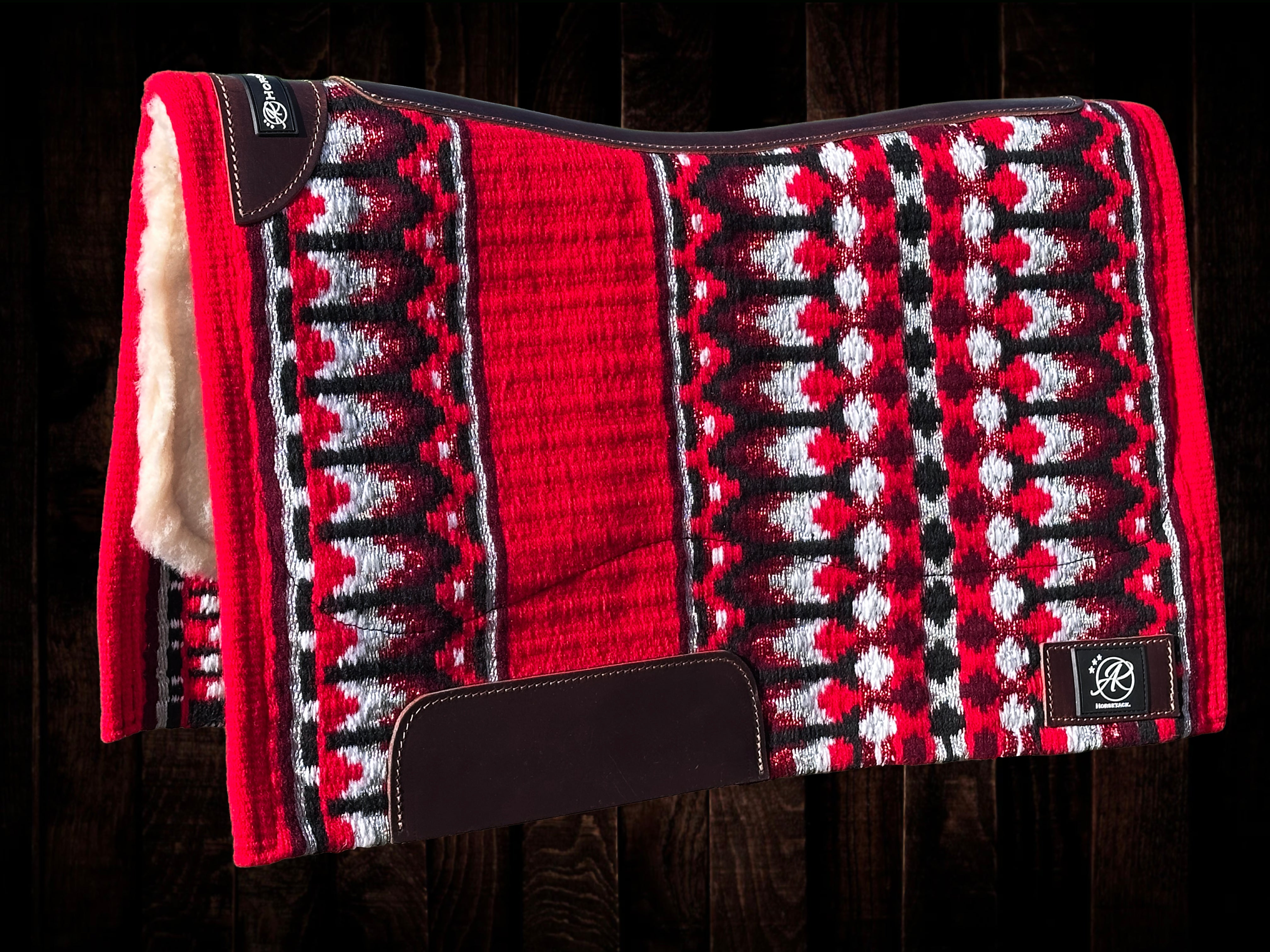 2in1 Show Pad | Show weave western | Red