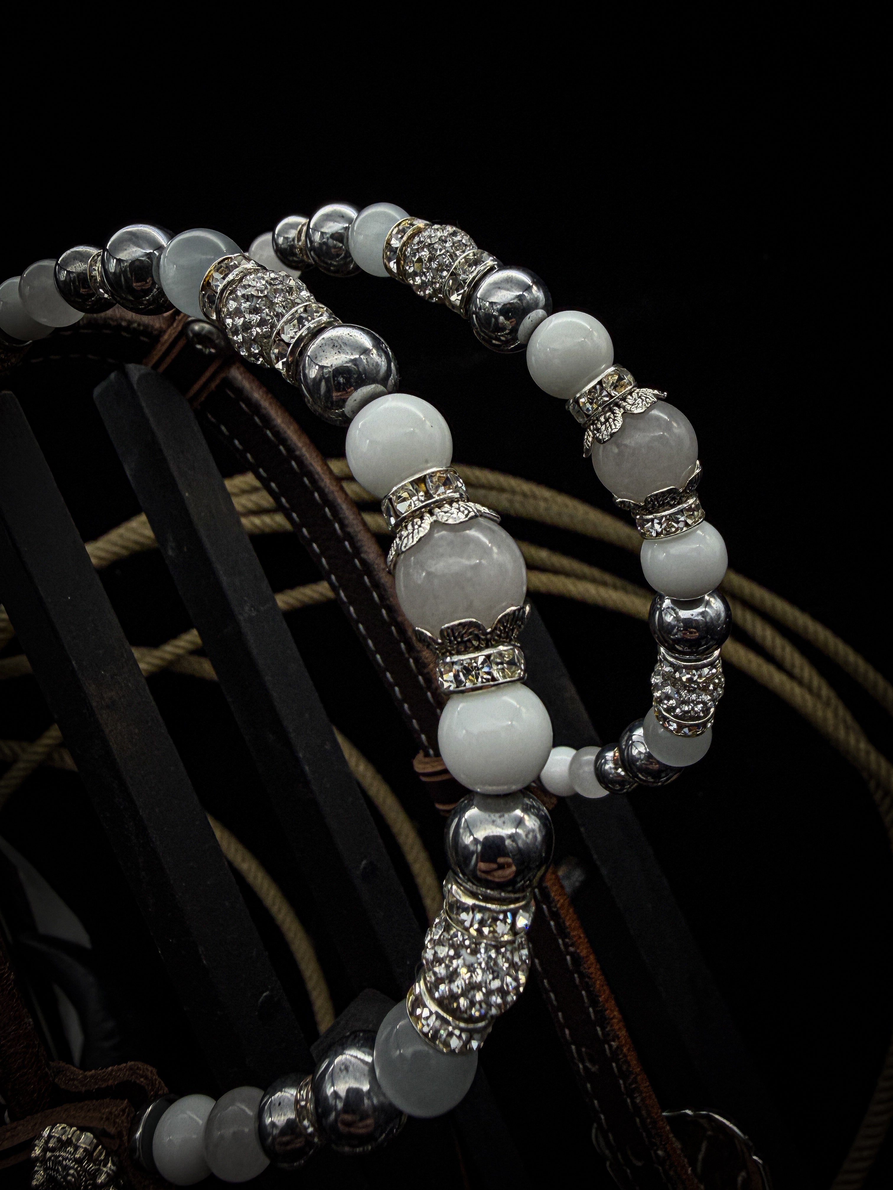 Premium | Westernhoofdstel | Silver Shine