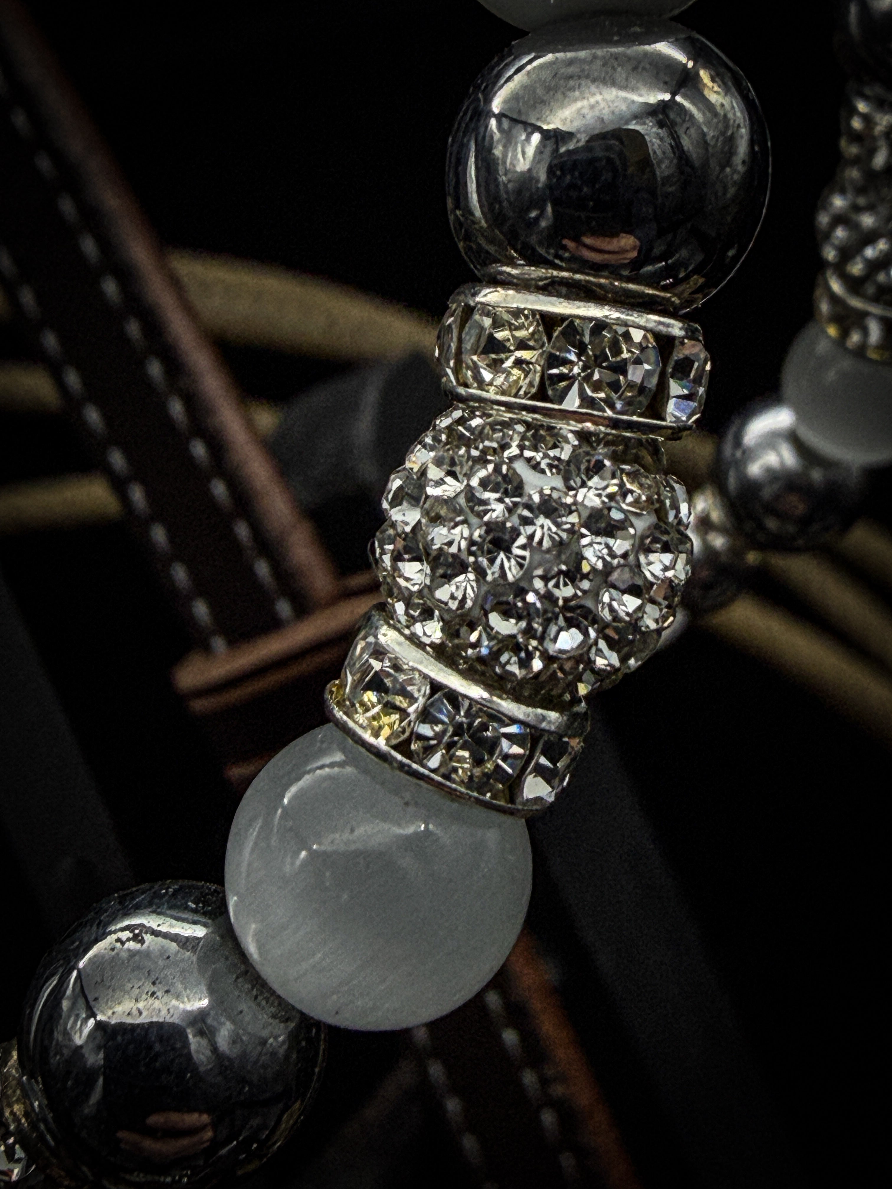 Premium | Western headstall | Dark Chestnut | Silver Shine