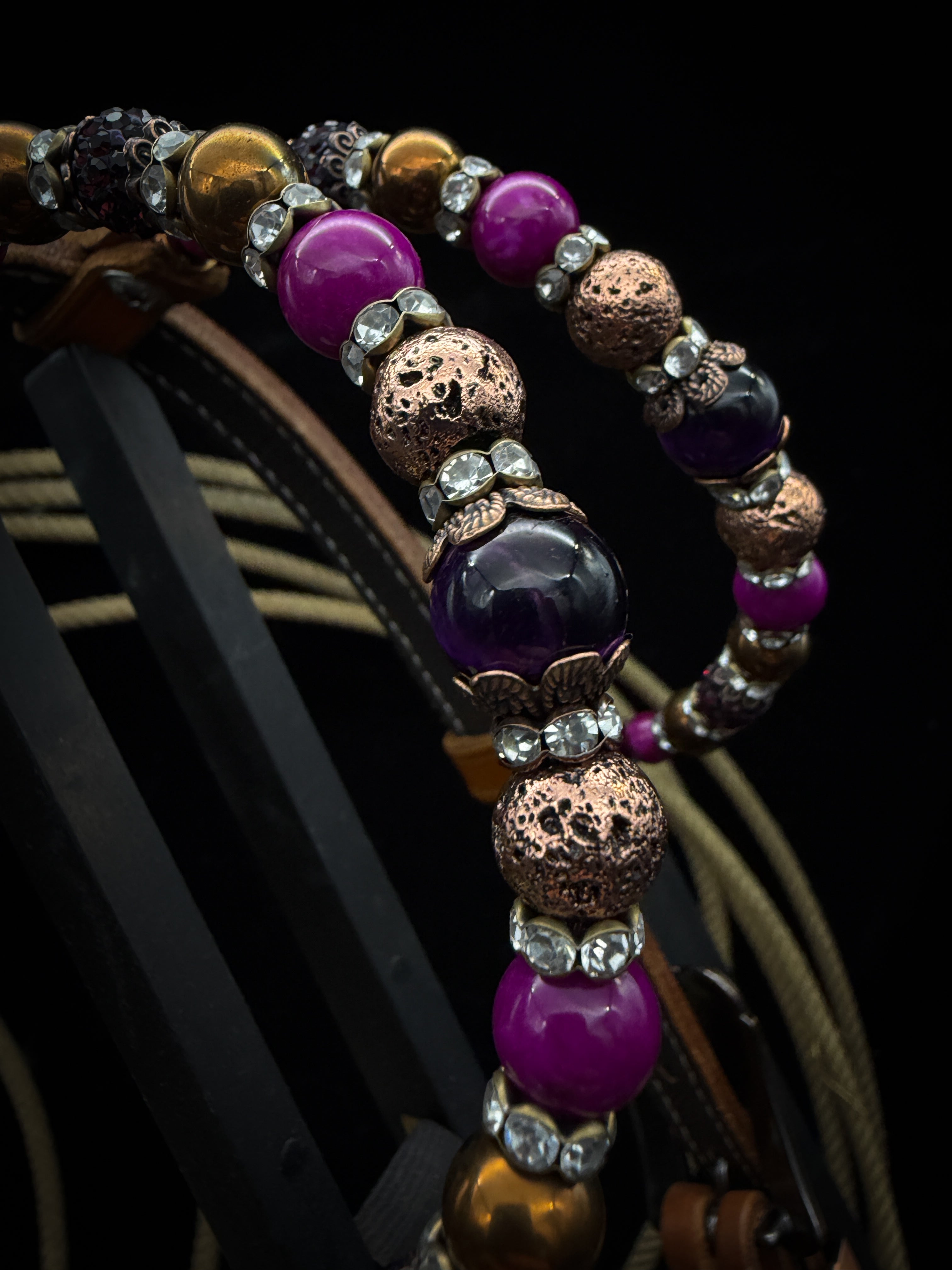 Premium | Westernhoofdstel | Desert Plum Shine