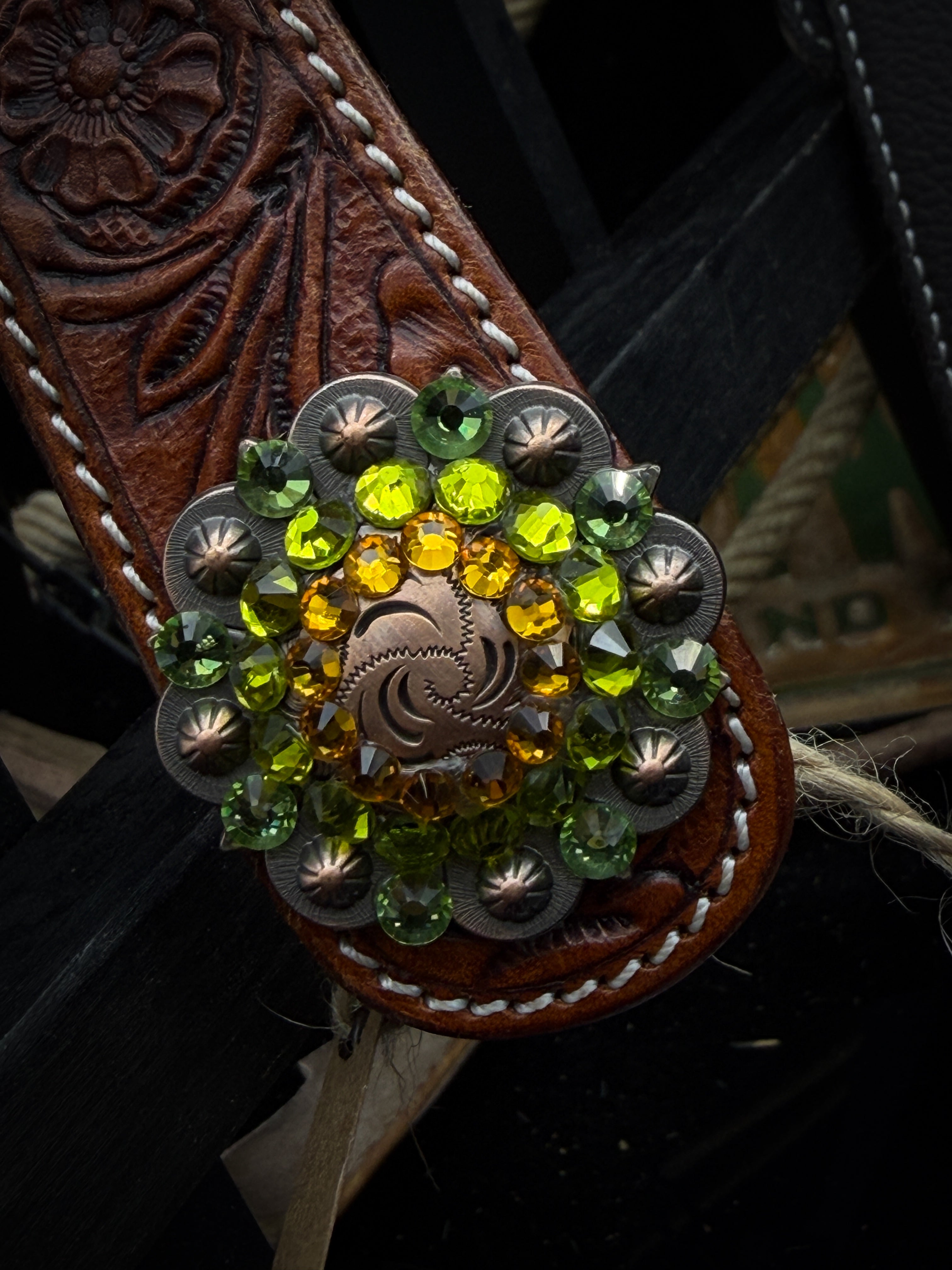 Premium | Westernheadstal | Green Ember Drift