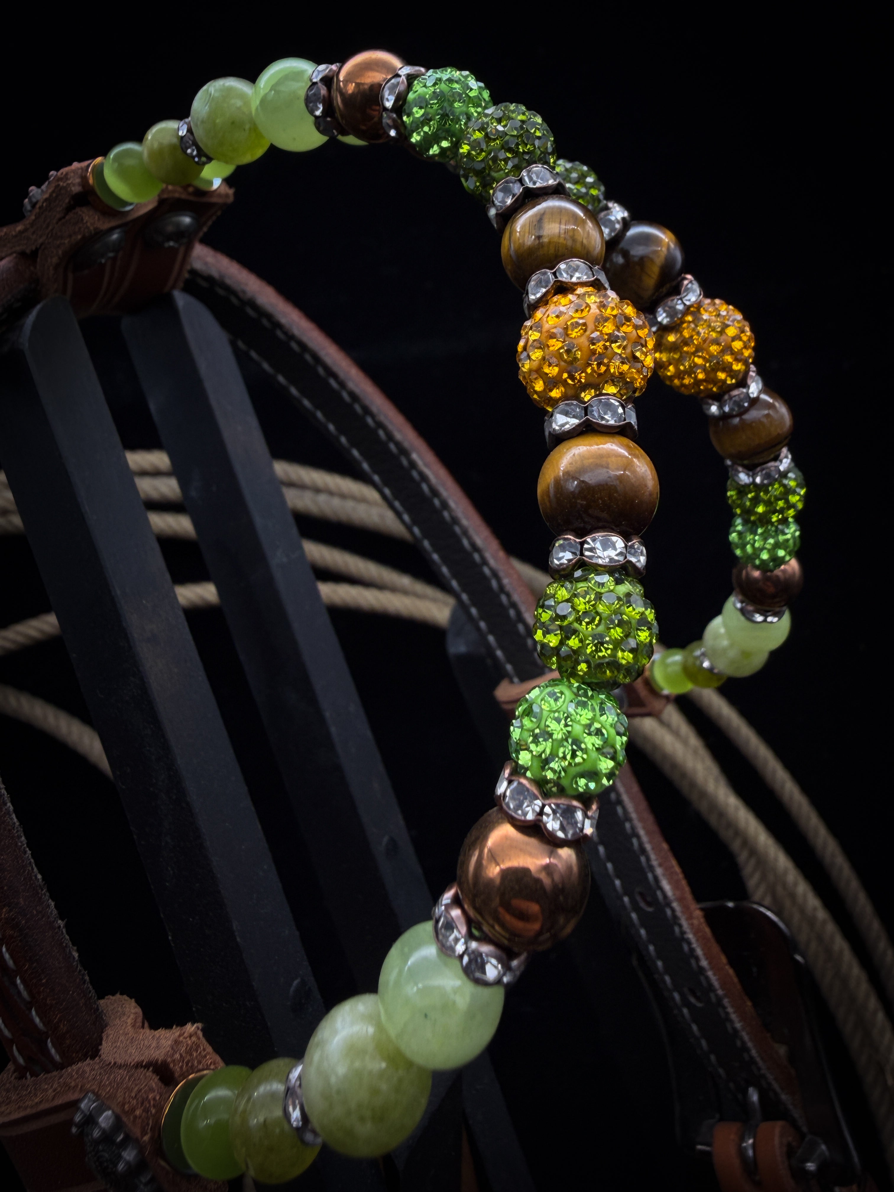 Premium | Westernhoofdstel | Green Ember Drift