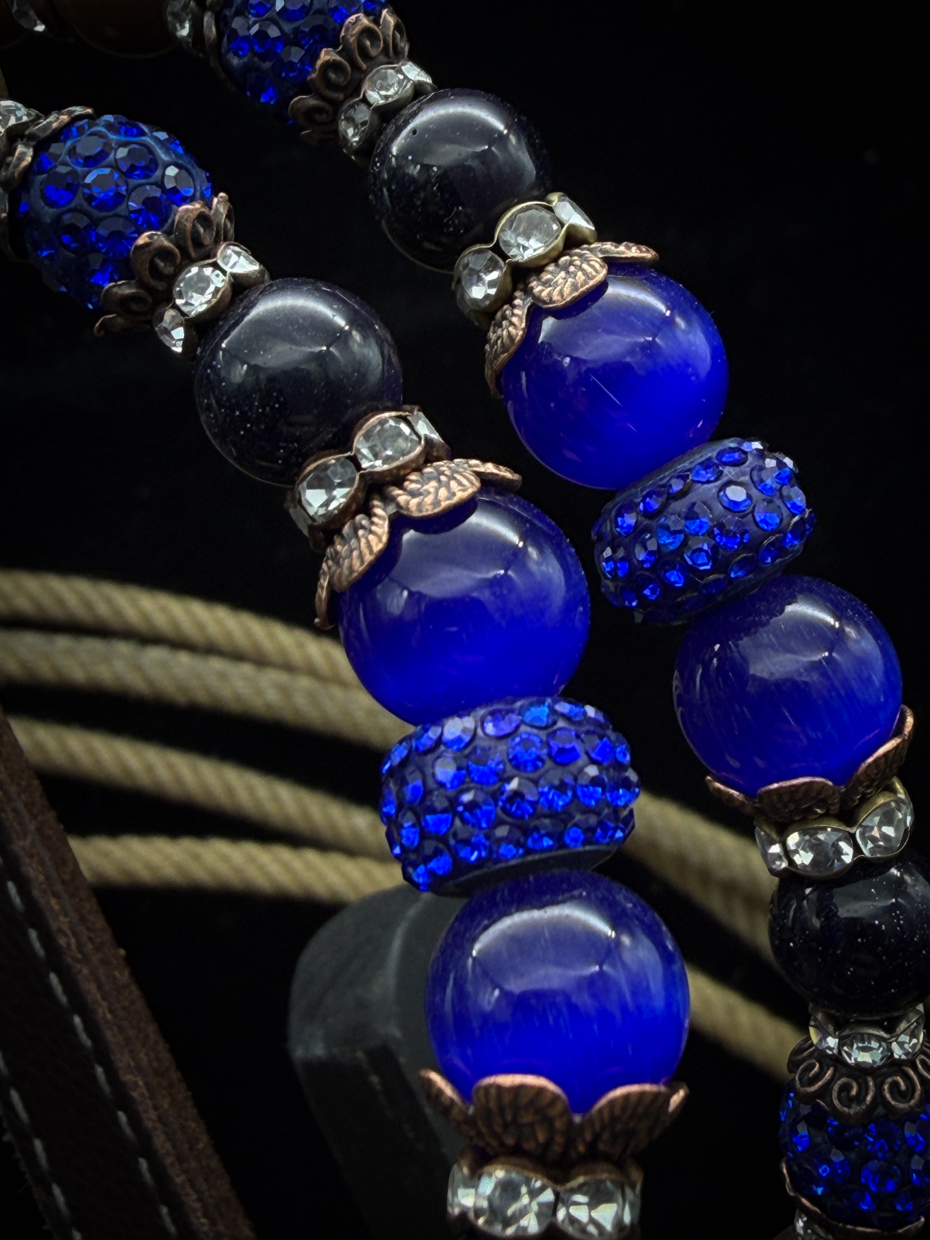 Premium | Westernhoofdstel | Blue Ember Steel