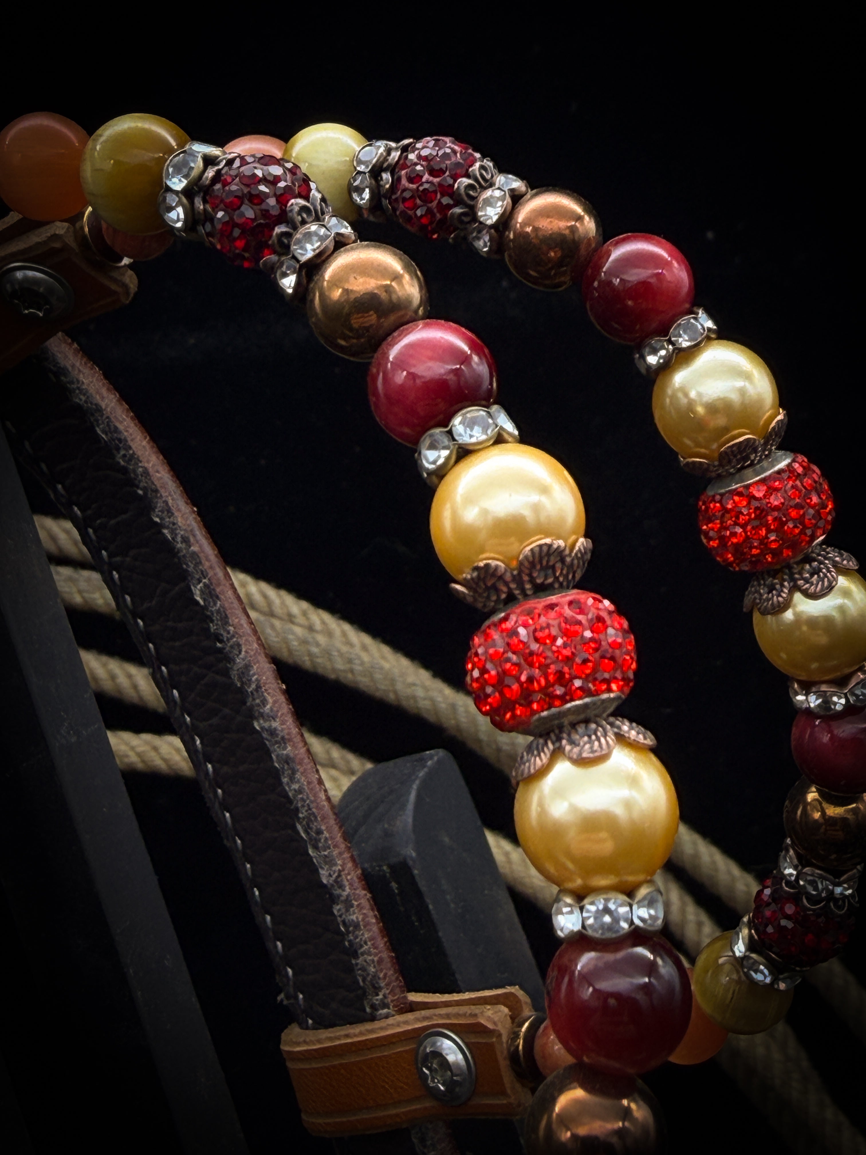 Premium | Westernhoofdstel | Sunset Ember