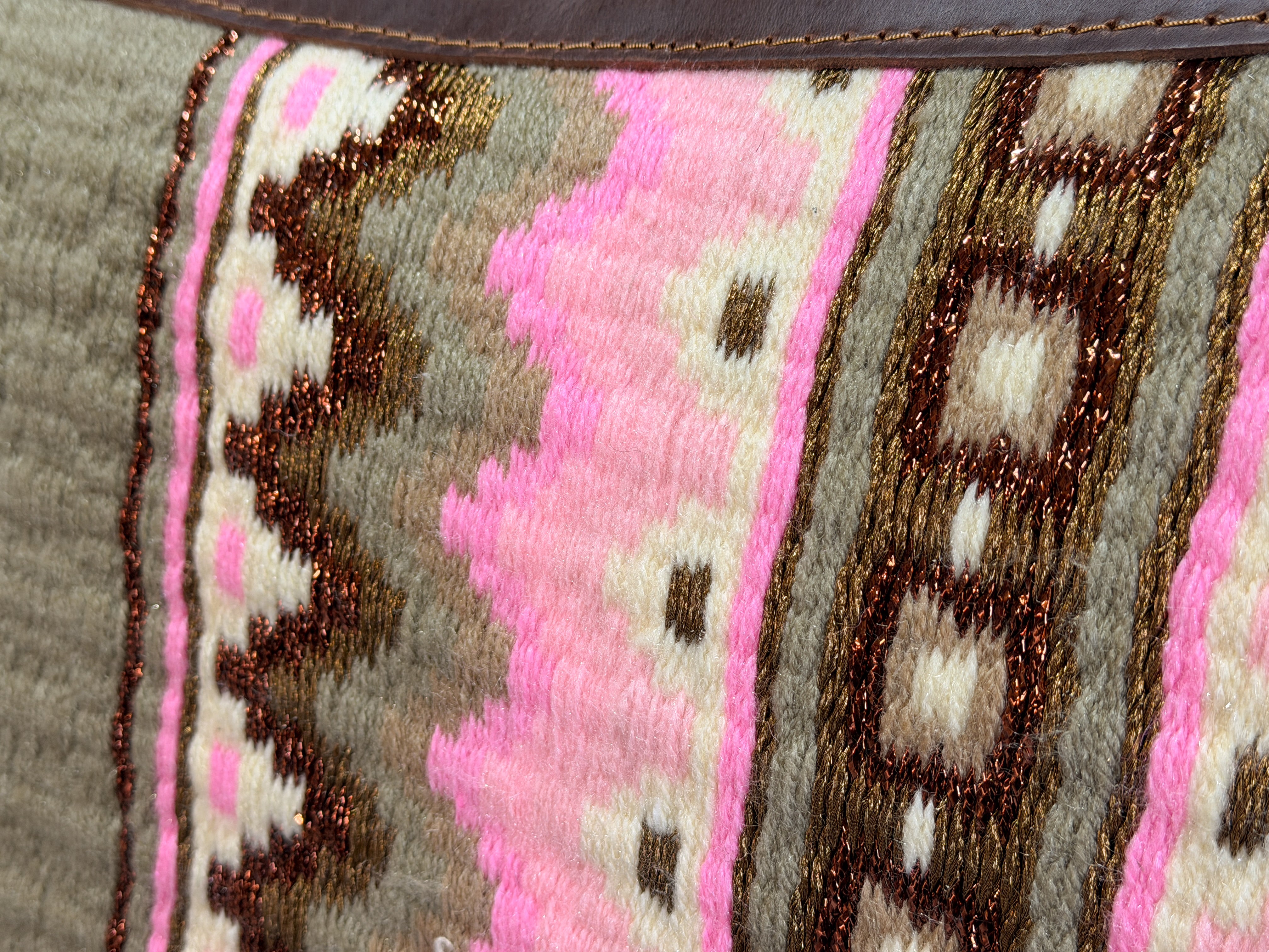 2in1 Show | contoured western pad | Dusty Blossom