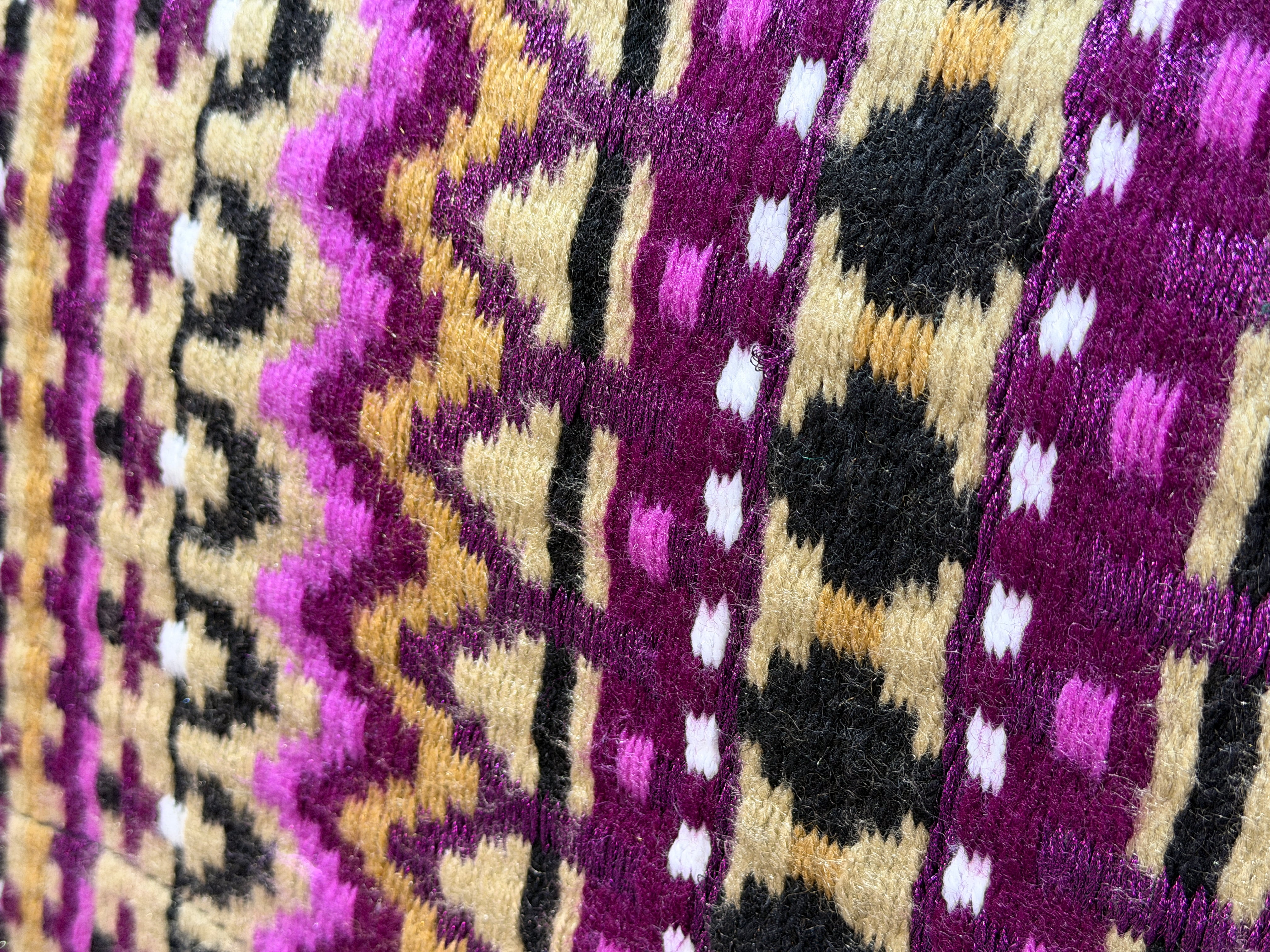 2in1 Show | contoured western pad | Purple Straw