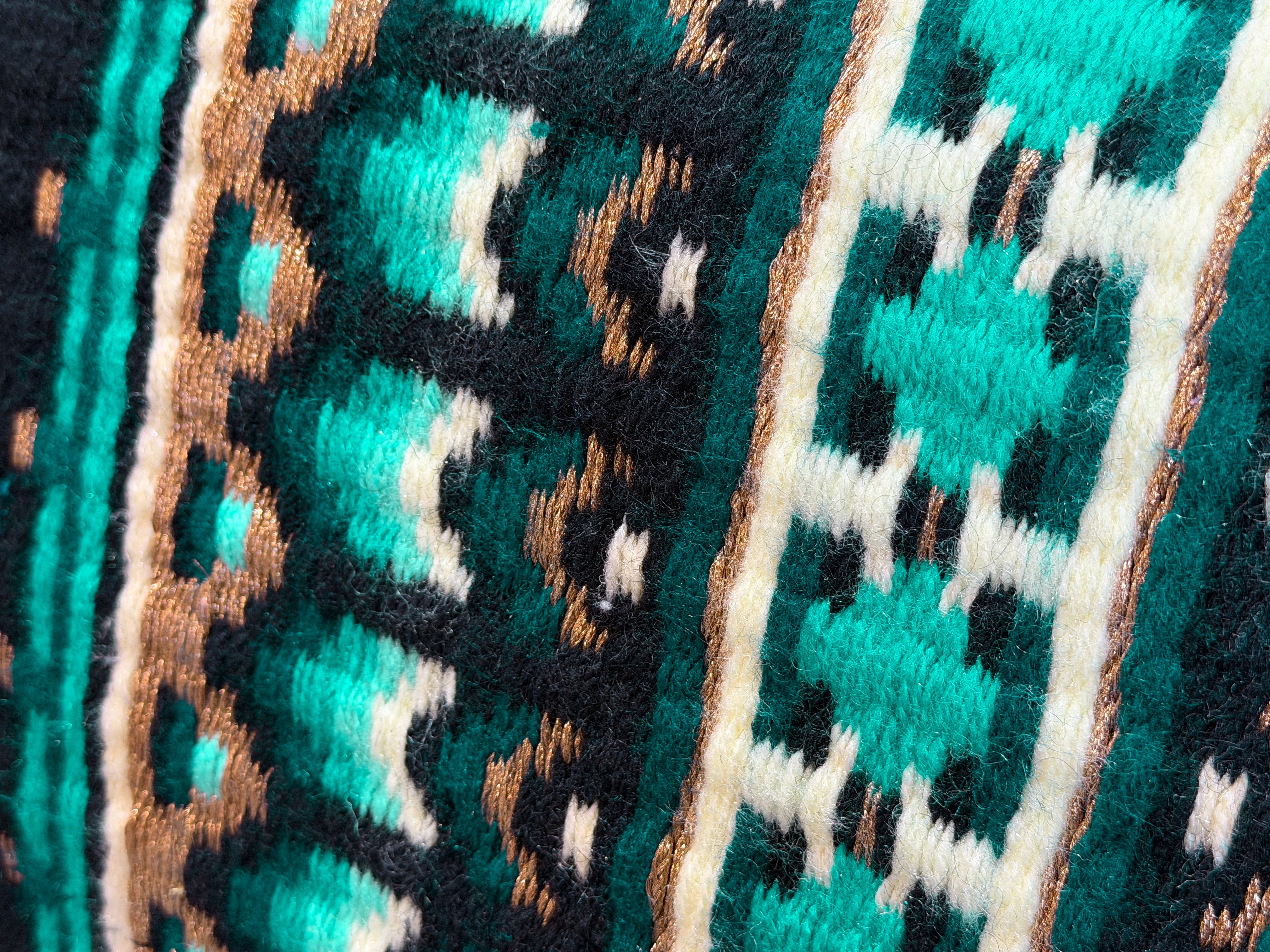 2in1 Show Pad | SHORT | contoured western pad | Deep lagoon