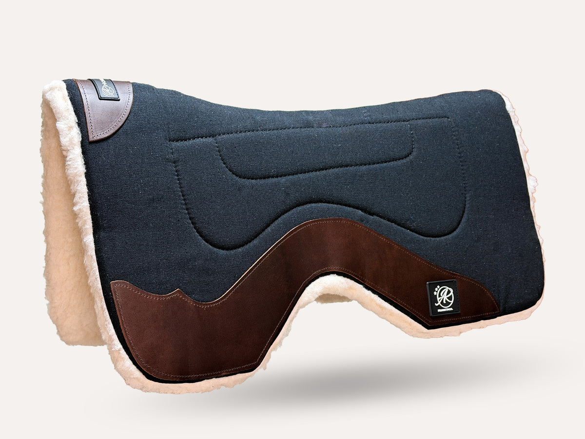 WorkPad Canvas | western pad | Black Dark leather