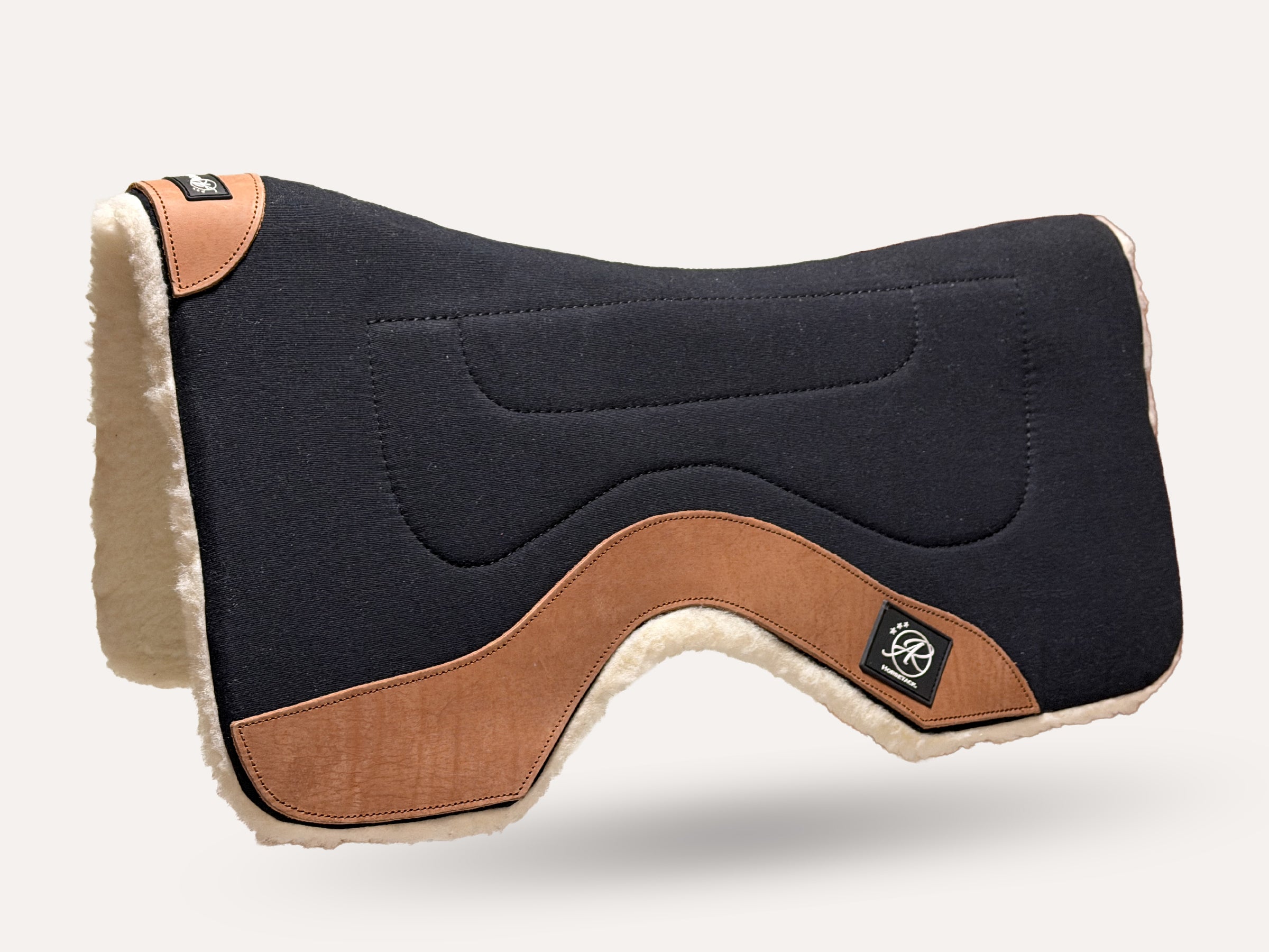 WorkPad Canvas | western pad | Black Natural leather