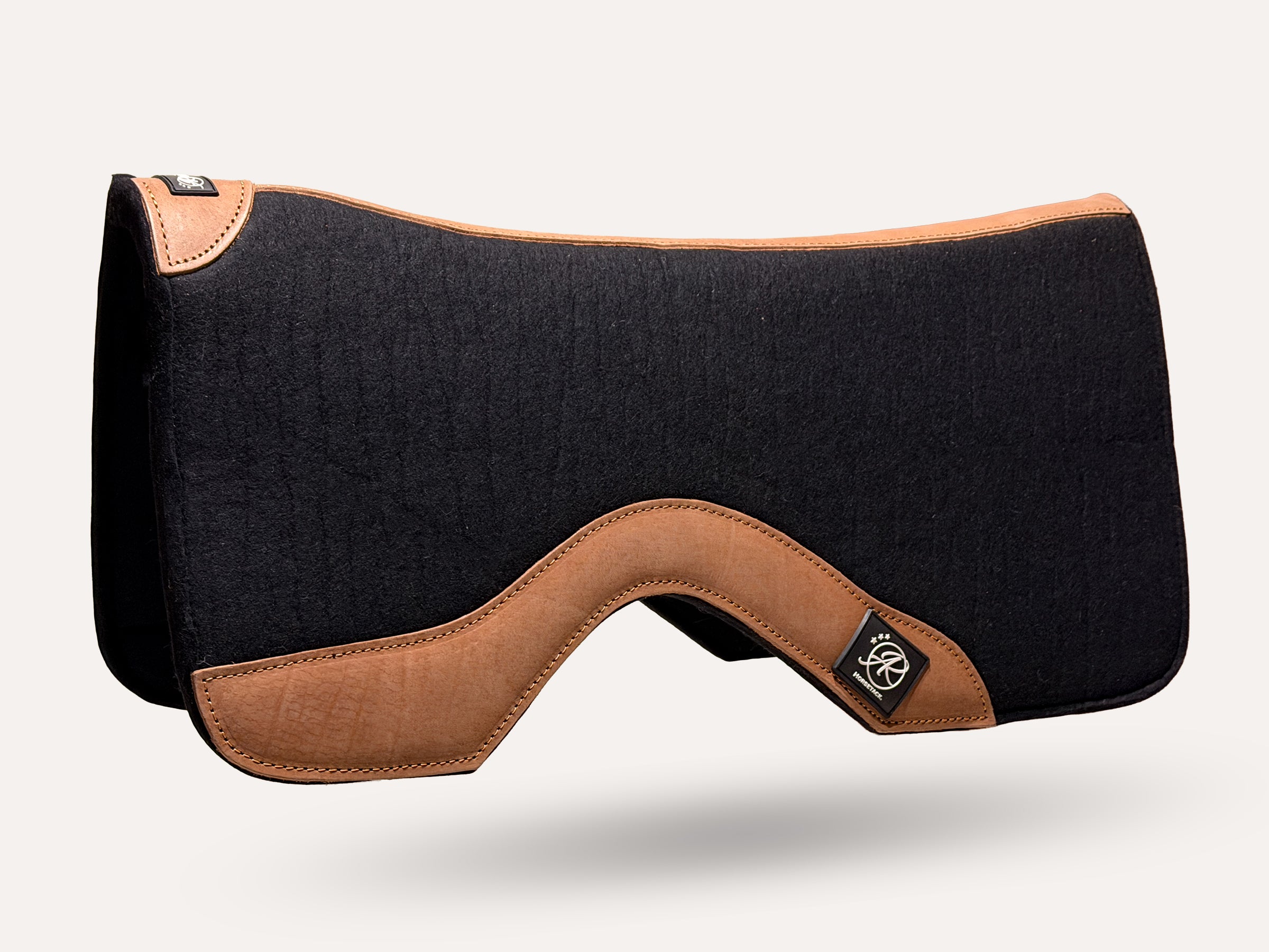 WorkPad Merino Felt | Westernpad | Black Natural leather