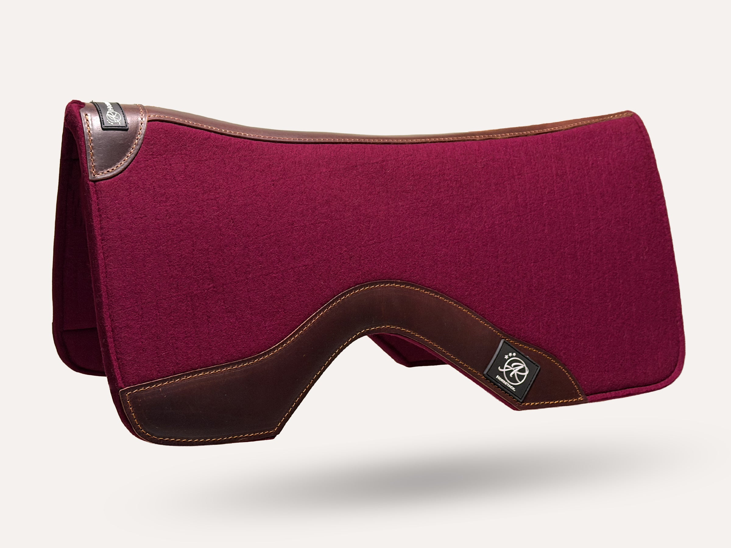WorkPad Merino Felt | Westernpad | Oxblood Dark leather