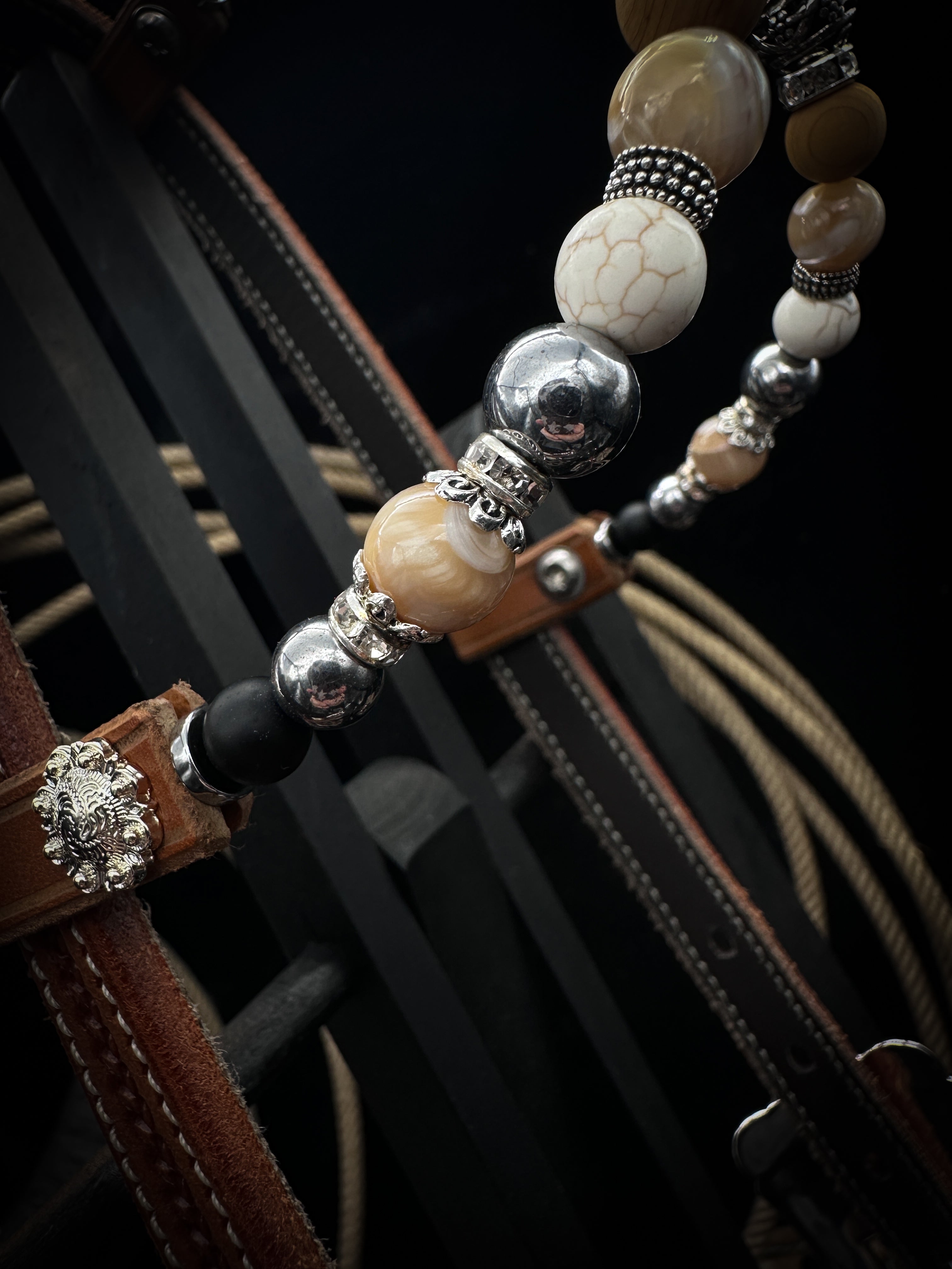 Premium | Westernzaumzeug | Desert Coral Silver