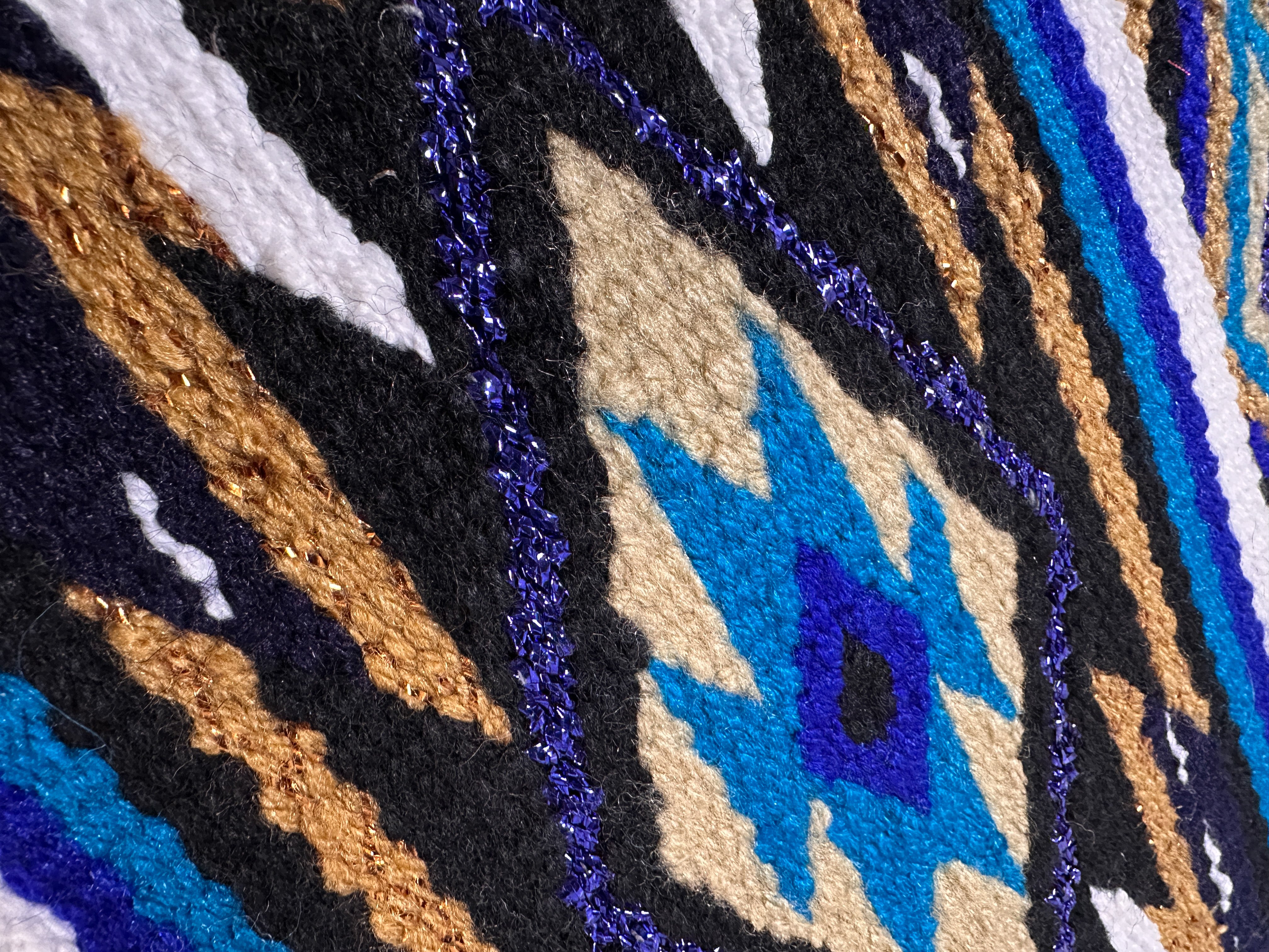 2in1 Show Pad | Ranch weave western | Blue