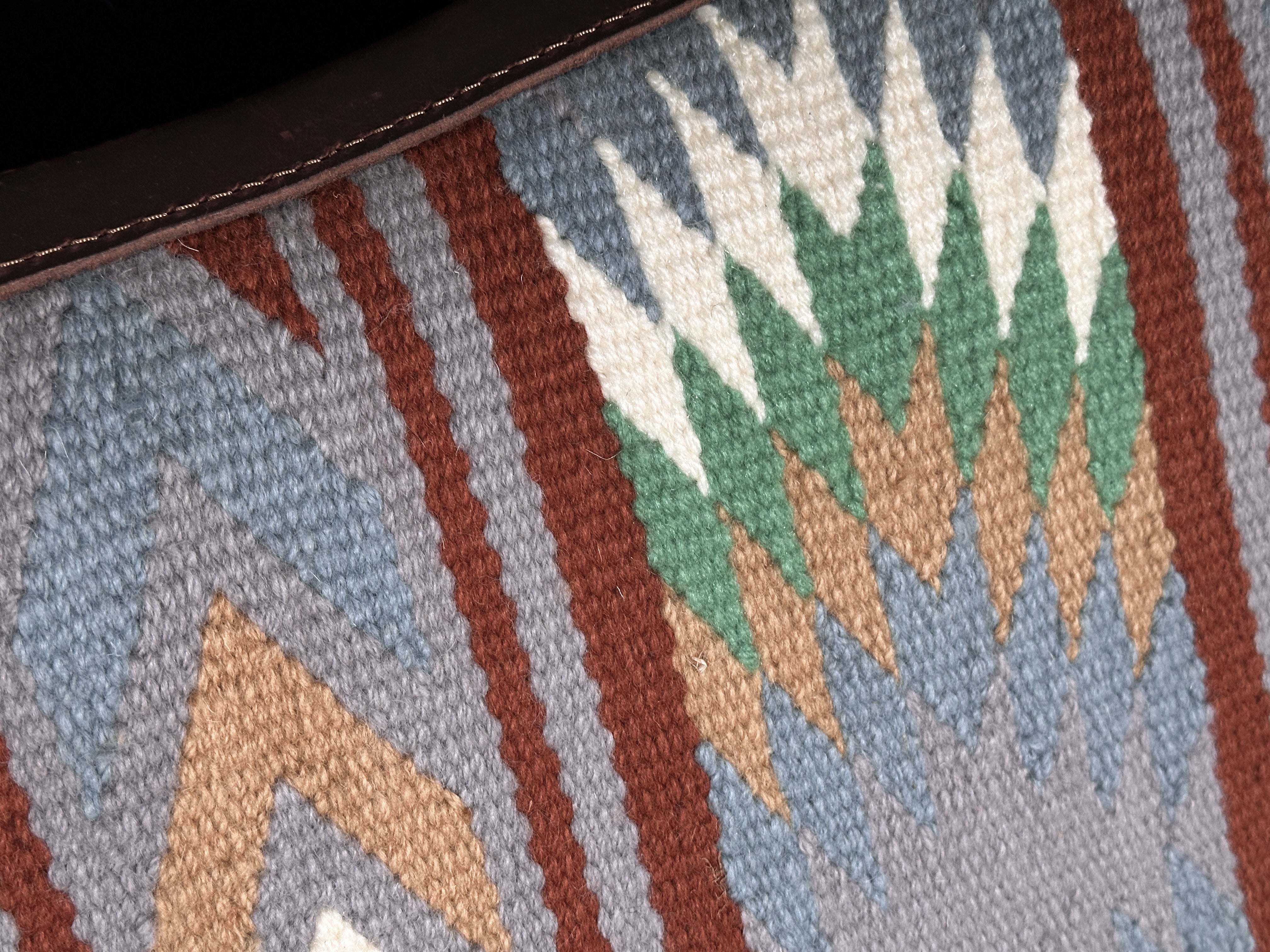 2in1 Show Pad | Ranch weave western | Soft Blue Pastel