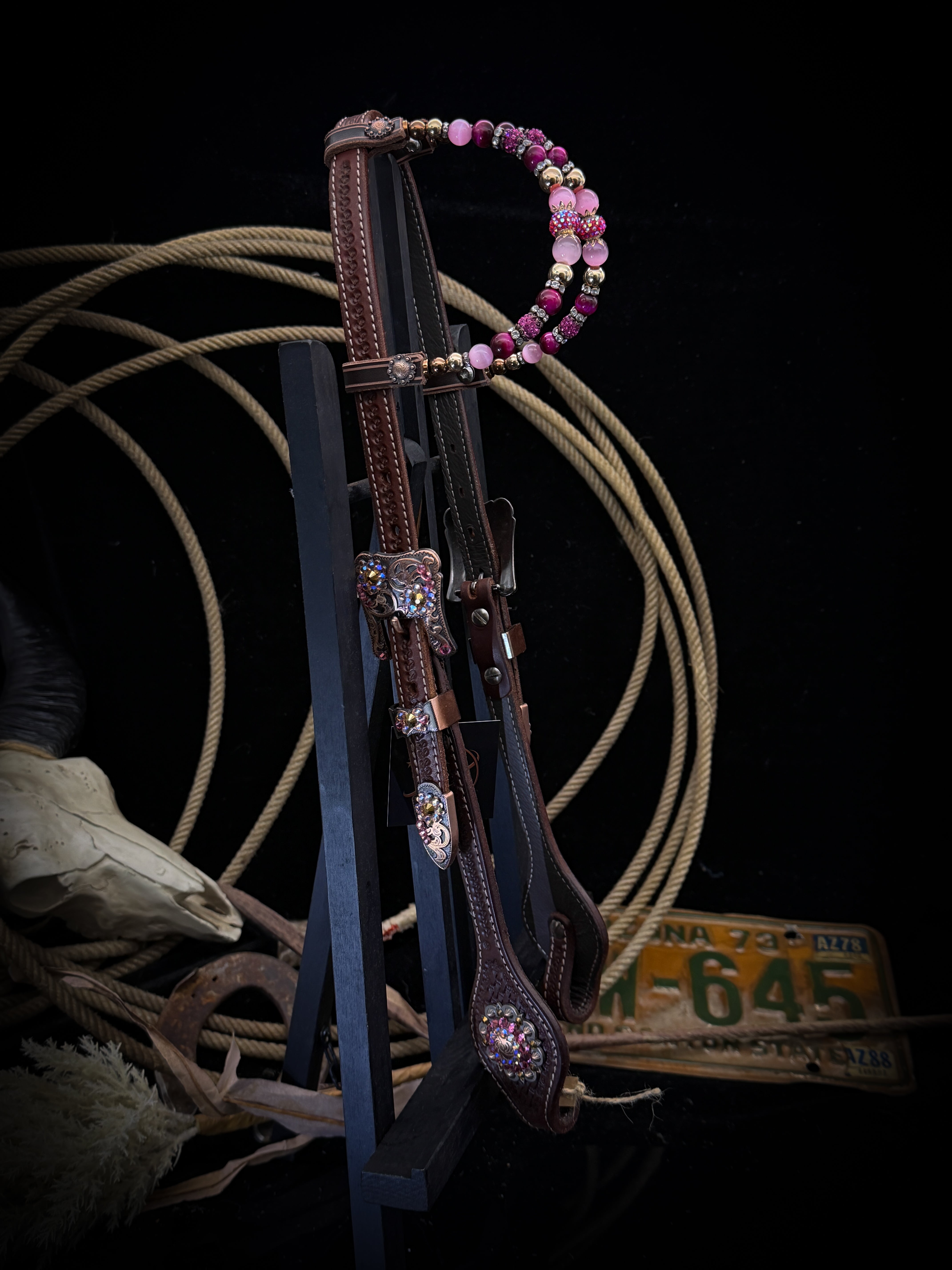 Premium | western hoofdstel | Wild Rose Reign