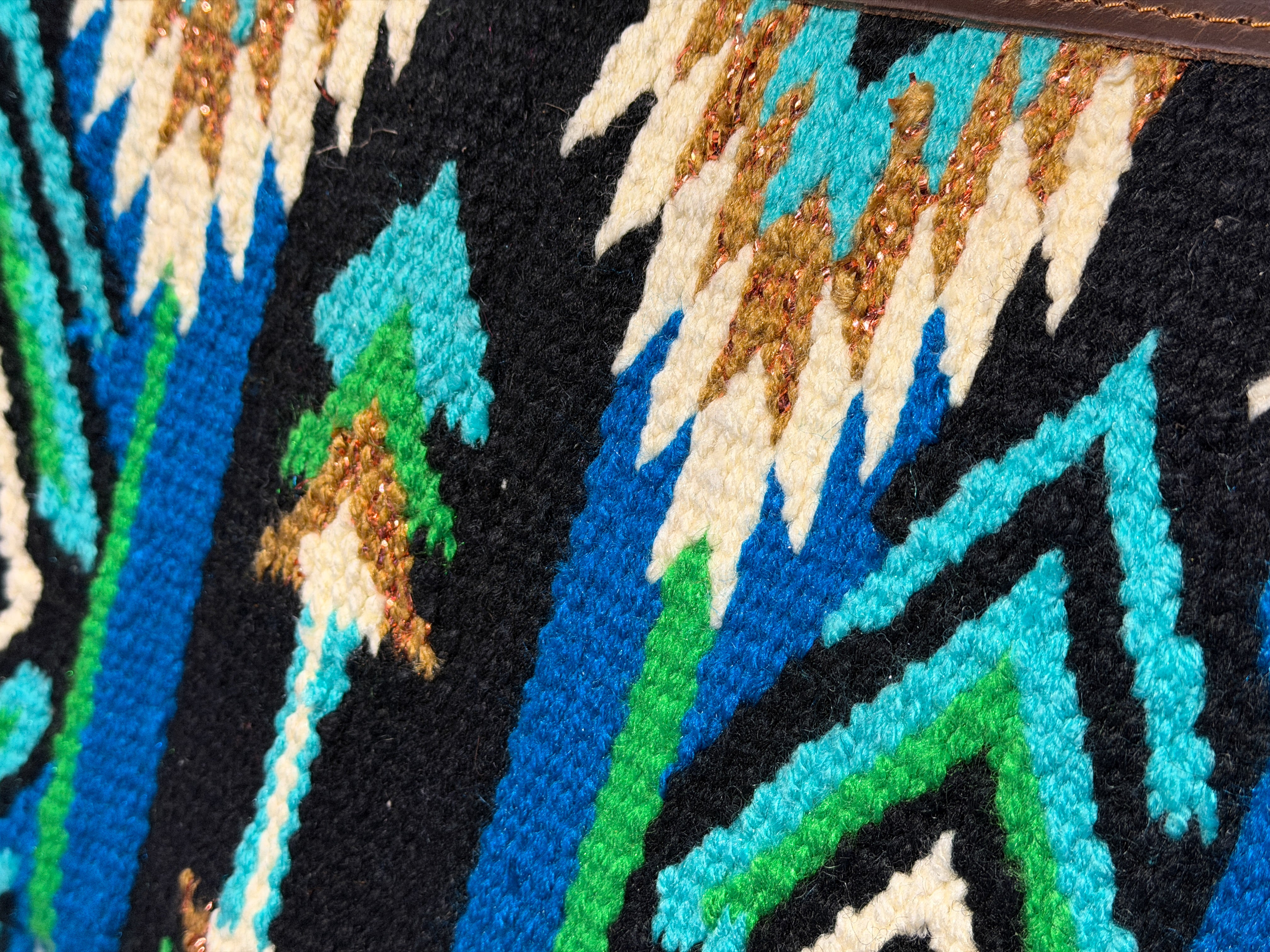 2in1 Show pad | Ranch Western | Blue Green Badlands