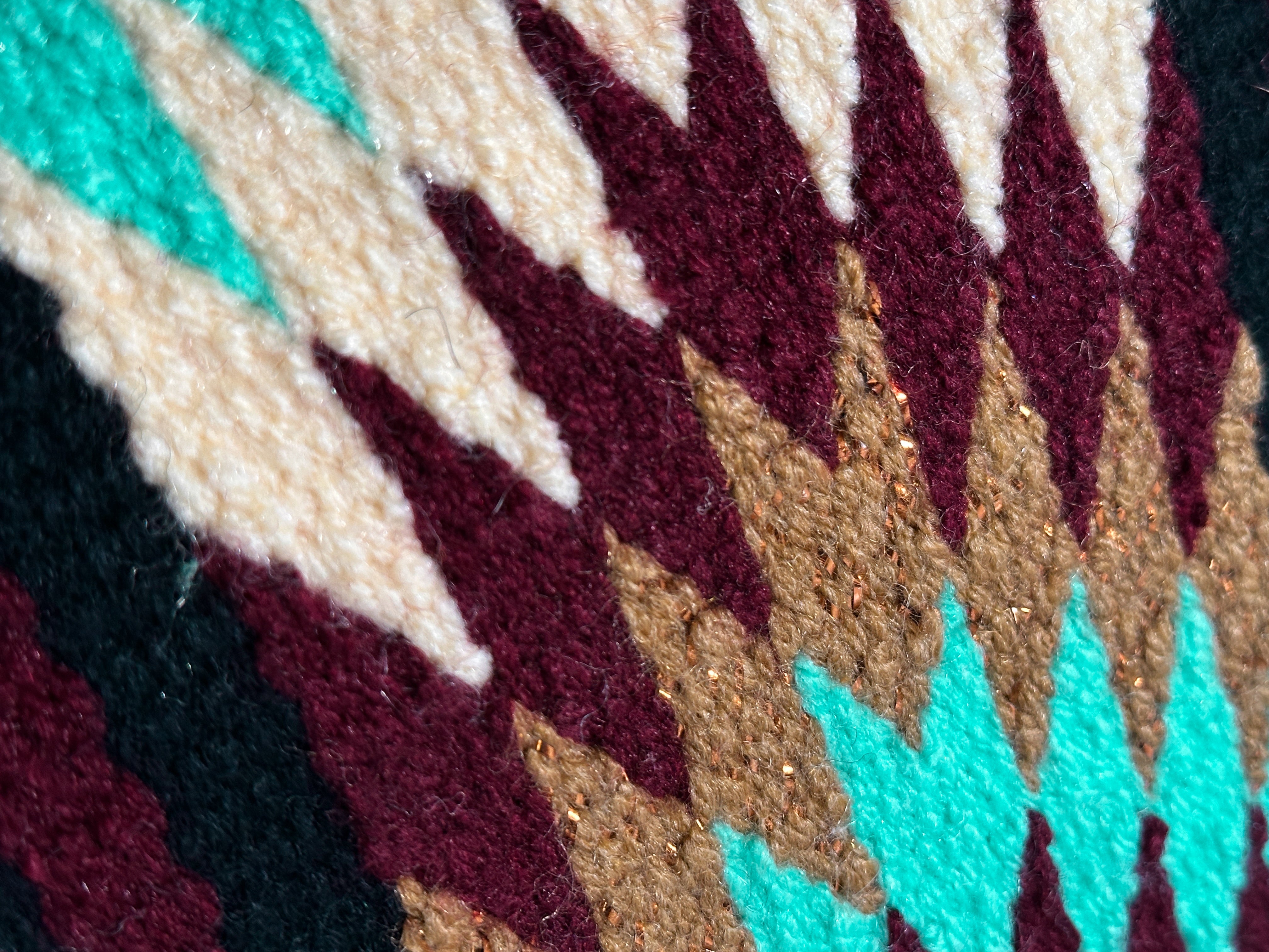 2in1 Show Pad | Ranch weave western | Turkoois