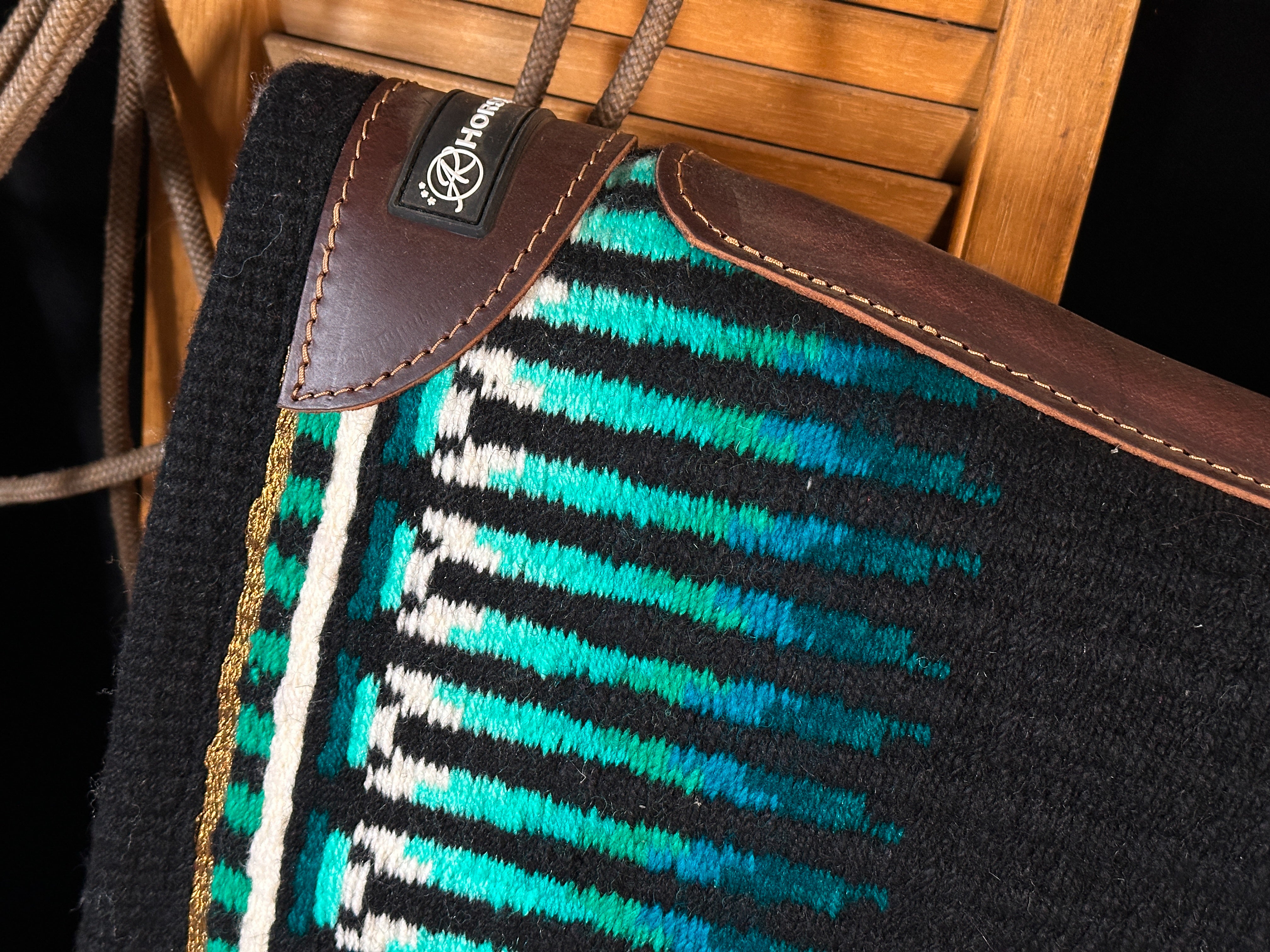 2in1 Show Pad | Blue & Gray | Western