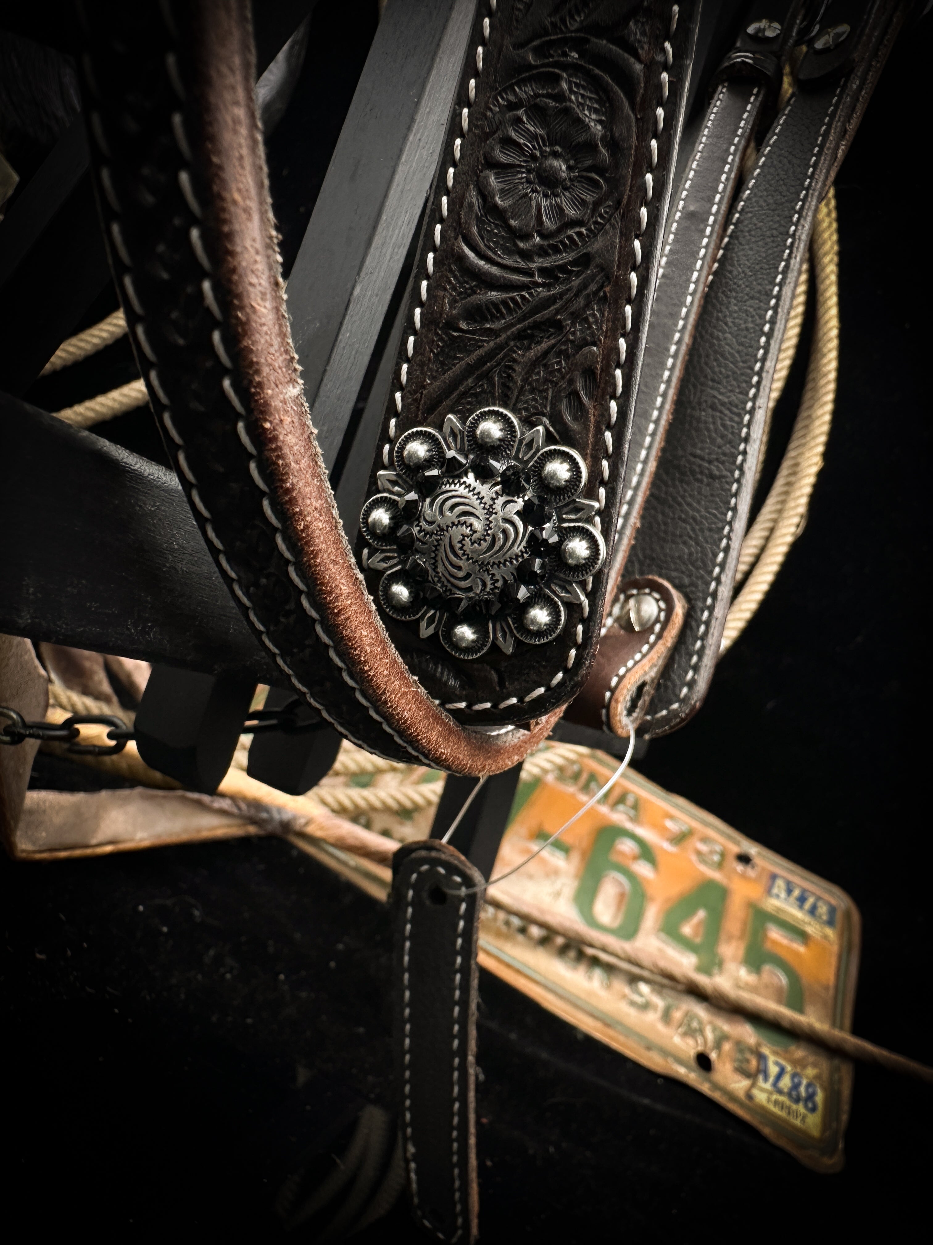 Premium | Anatomisches Westernzaumzeug | Perfect Black