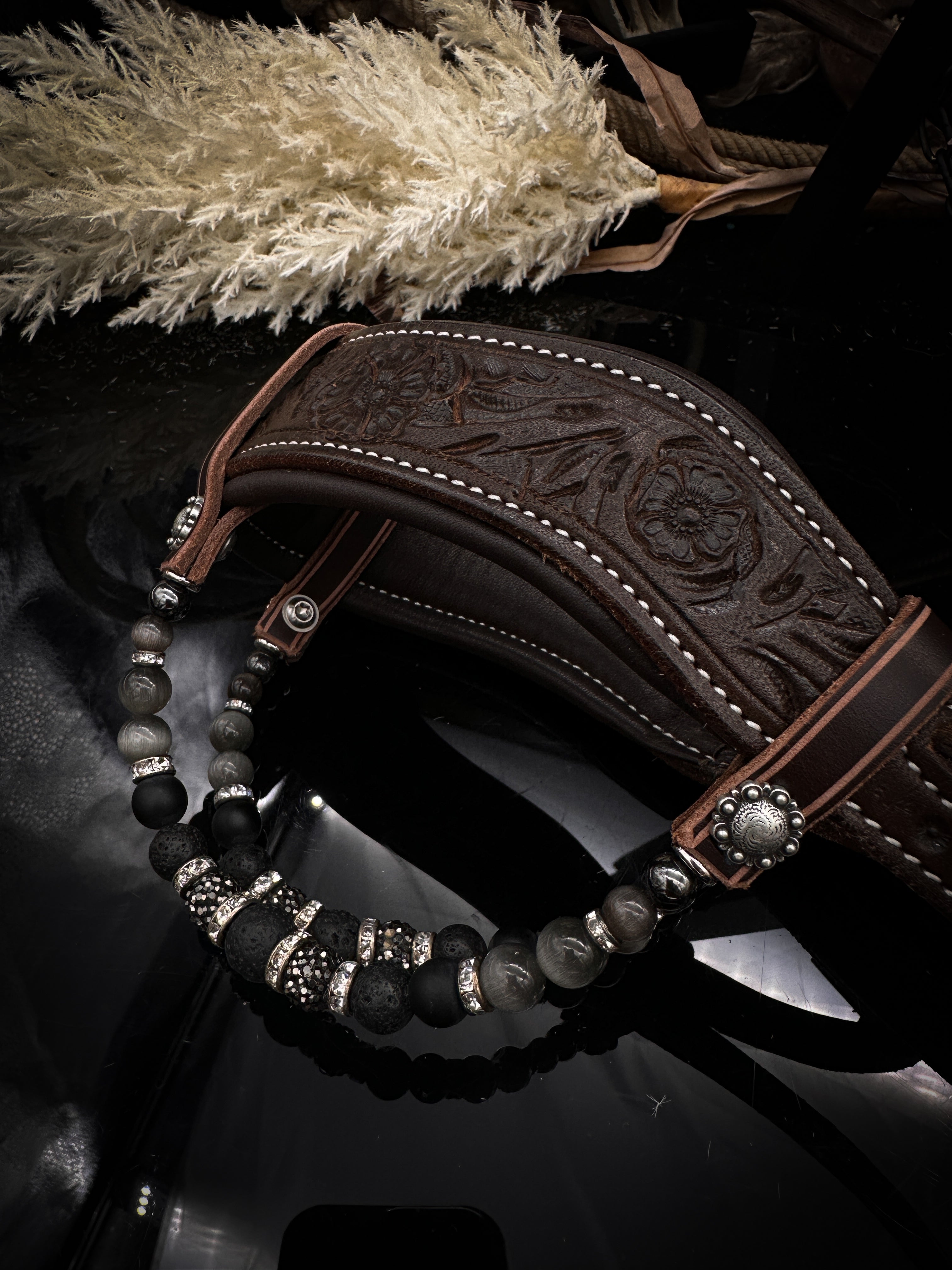 Premium | Anatomisches Westernzaumzeug | Perfect Black