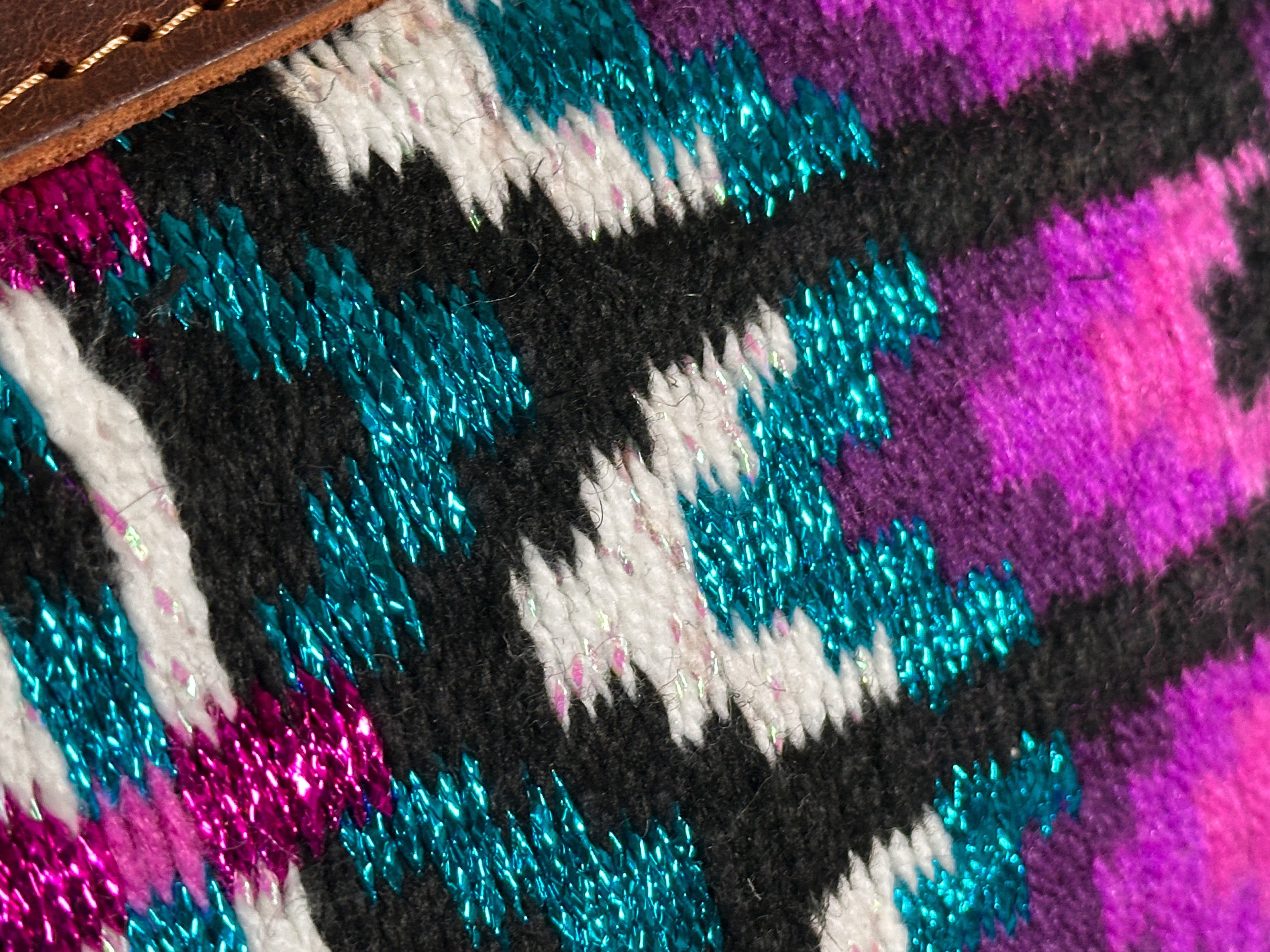 2in1 Show pad | Show western | Petrol & Purple