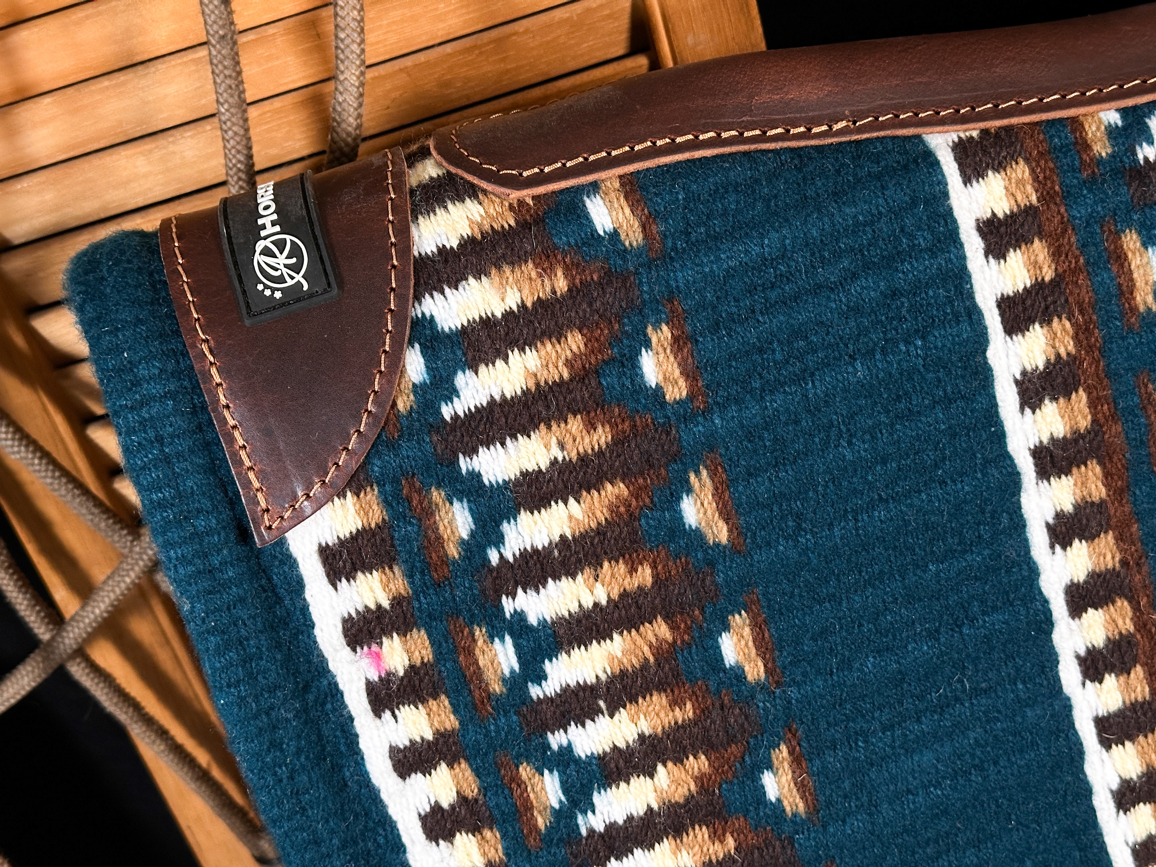 2in1 Show Pad | Blue & Gray | Western
