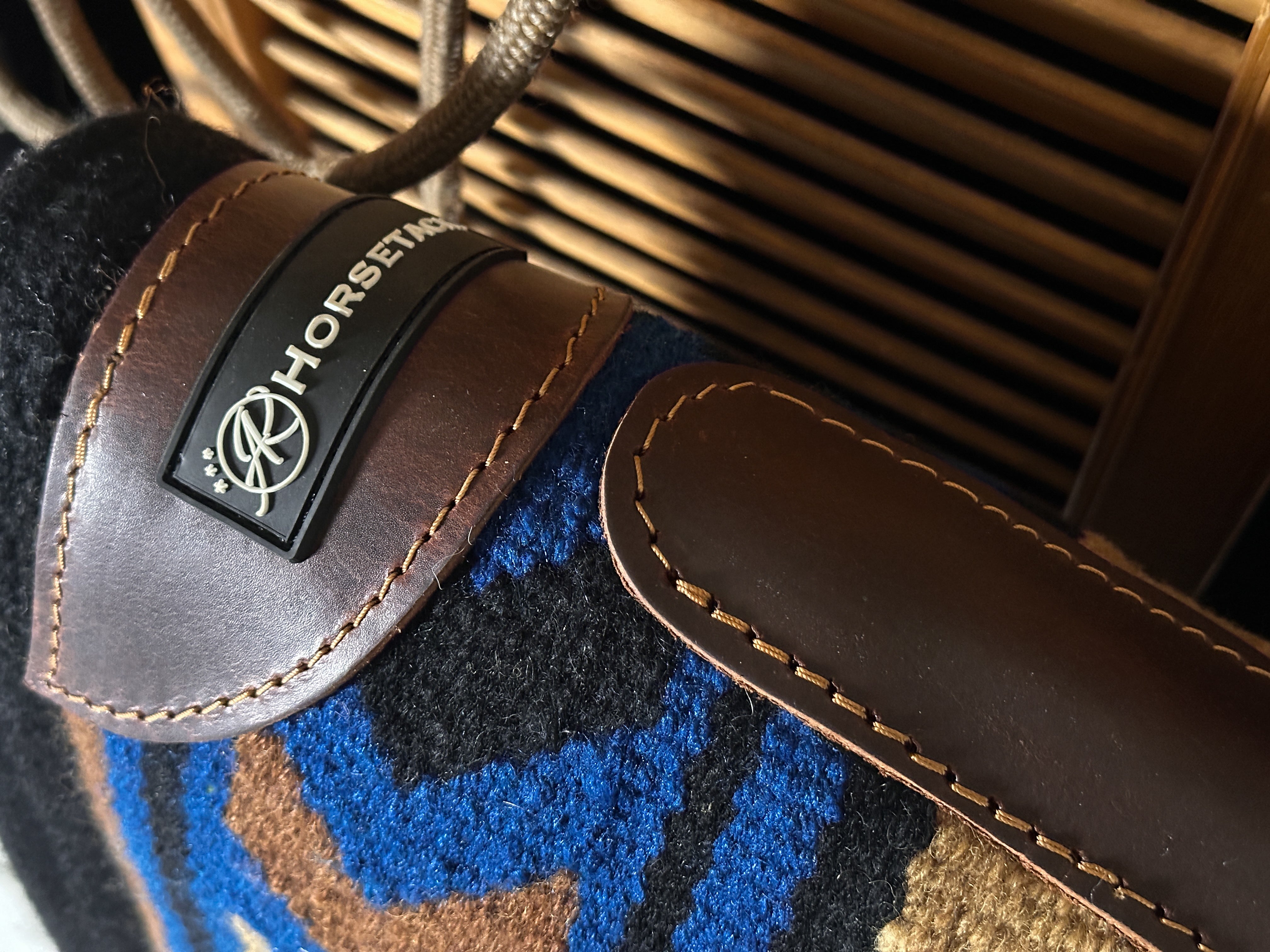 2in1 Show Pad | Blue & Gray | Western