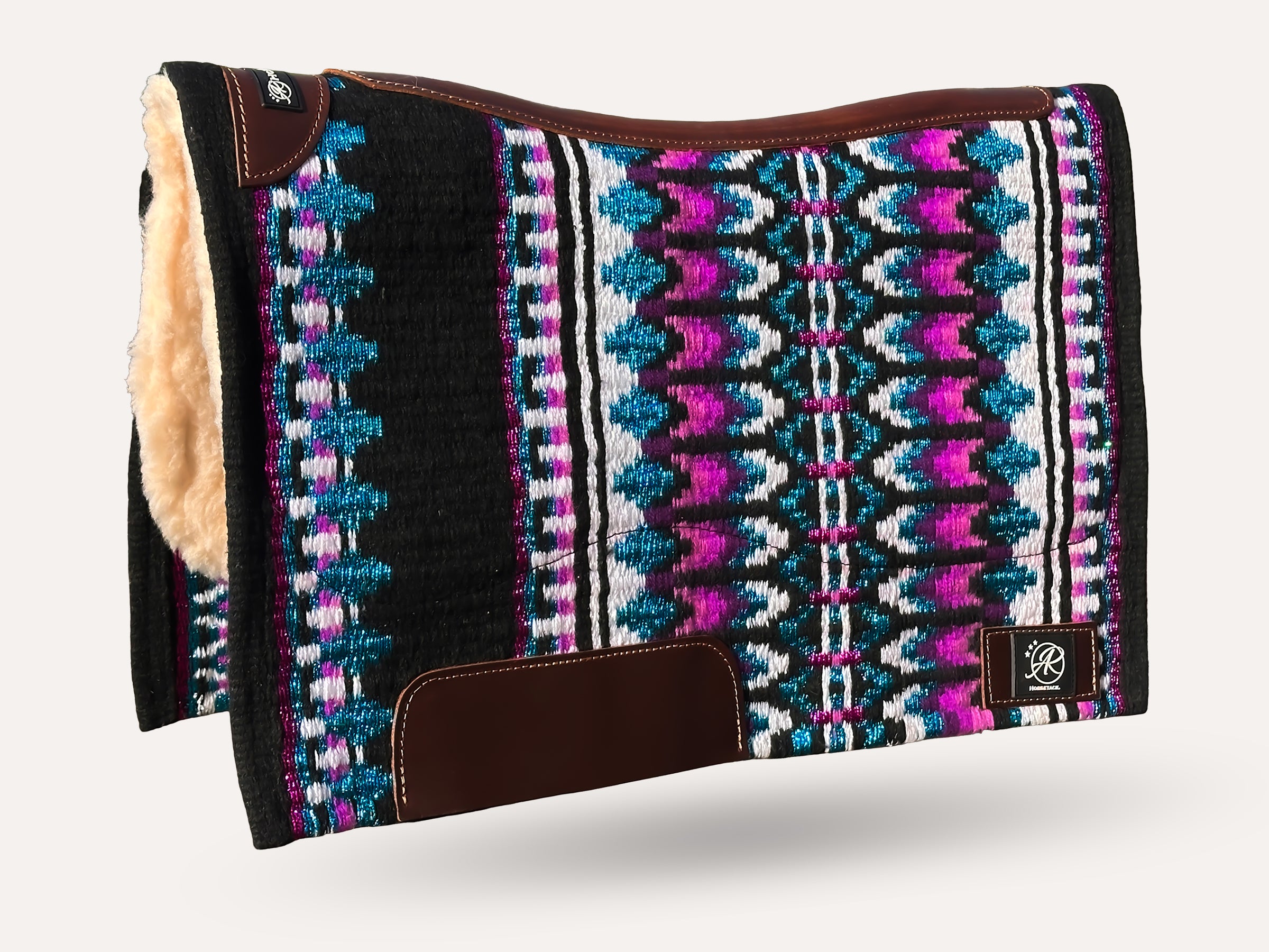 2in1 Show pad | Show western | Petrol & Purple