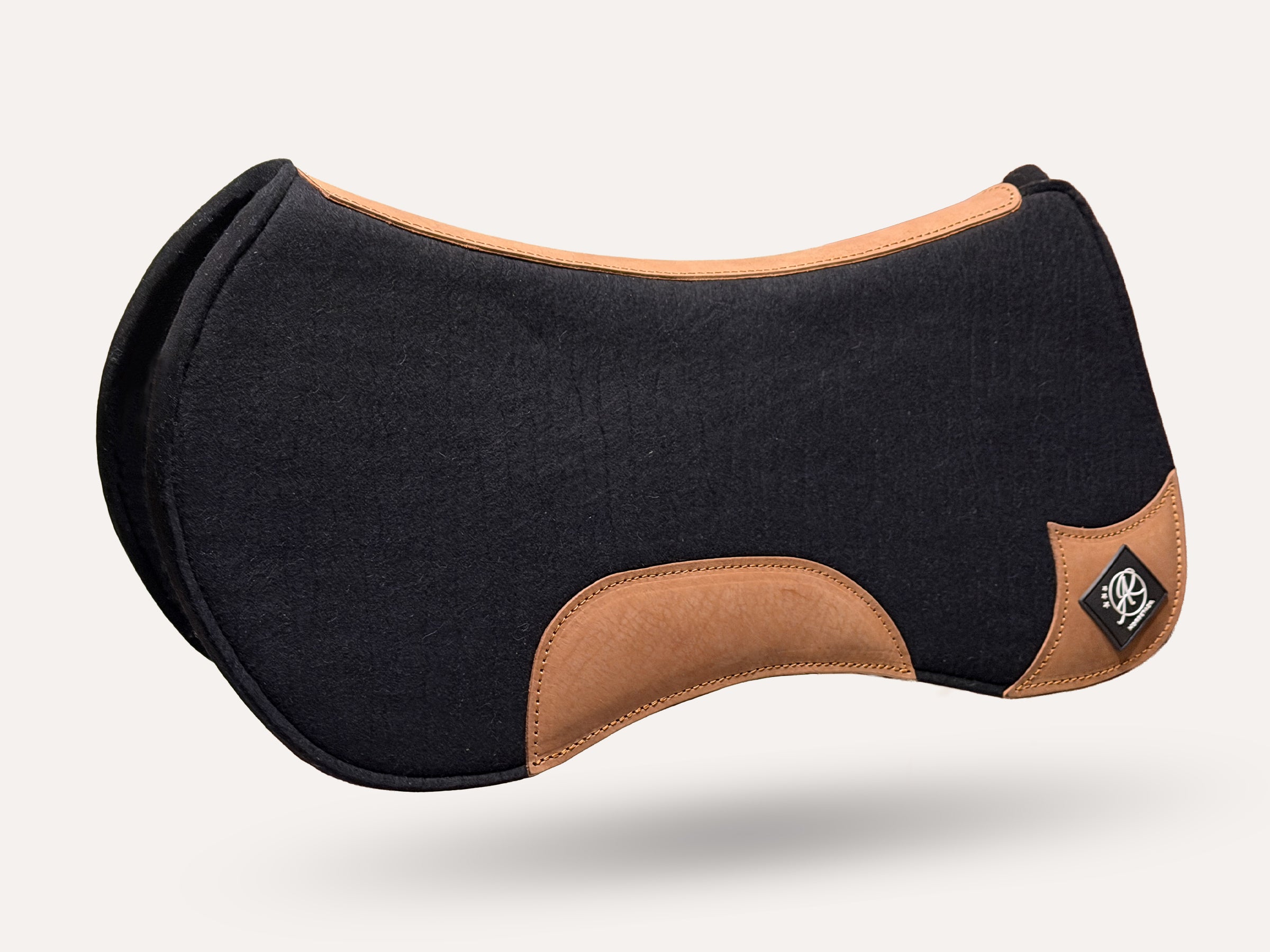 WorkPad Merino Felt | Butterfly | Black natural leather