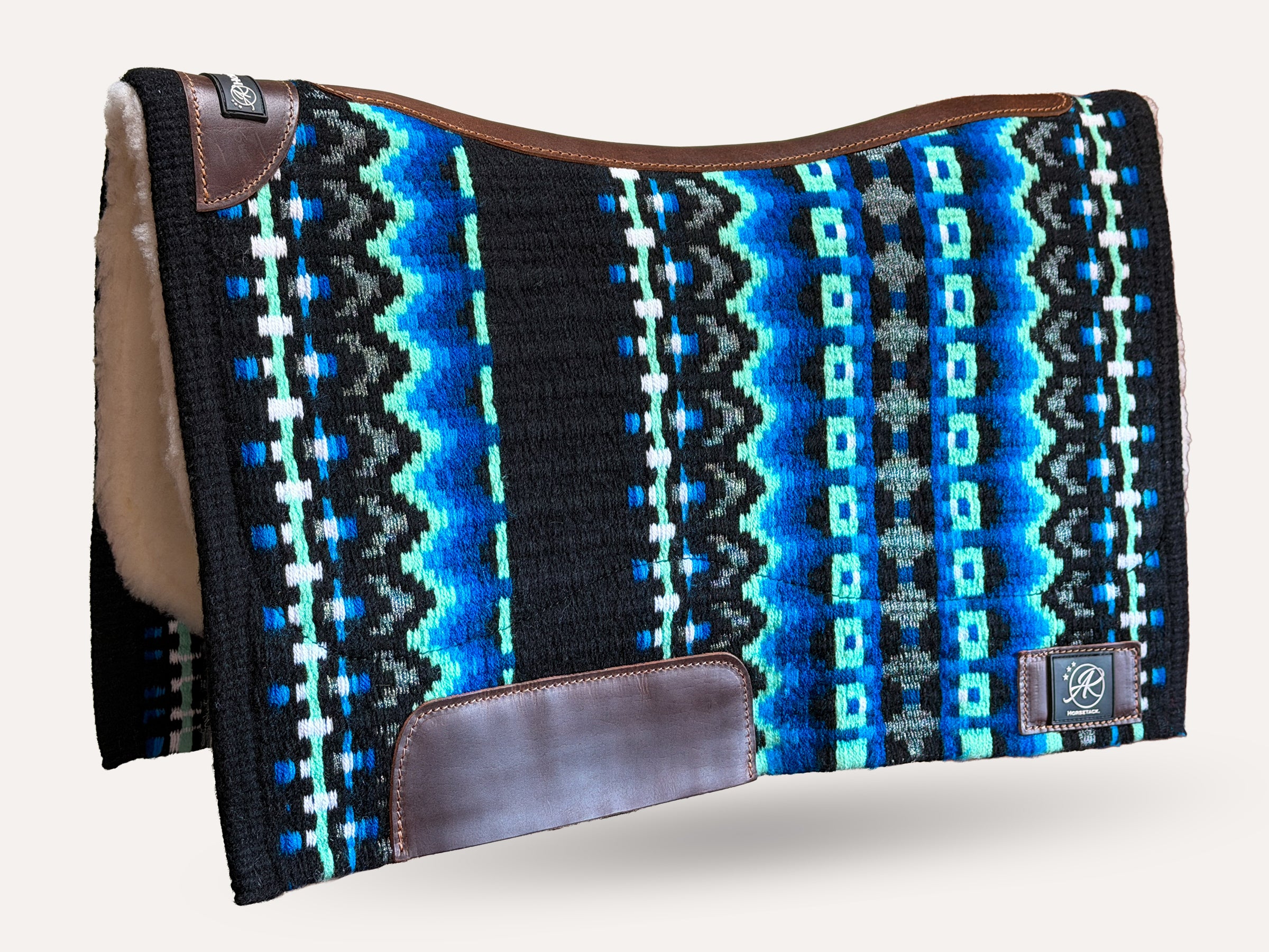 2in1 Show | Performance Western Pad | Electric Blue Ice