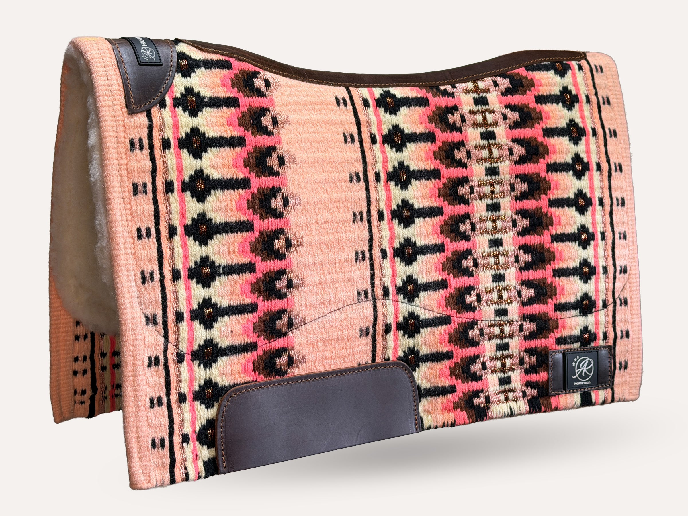 2in1 Show | Performance Western Pad |  Peach Wrangler