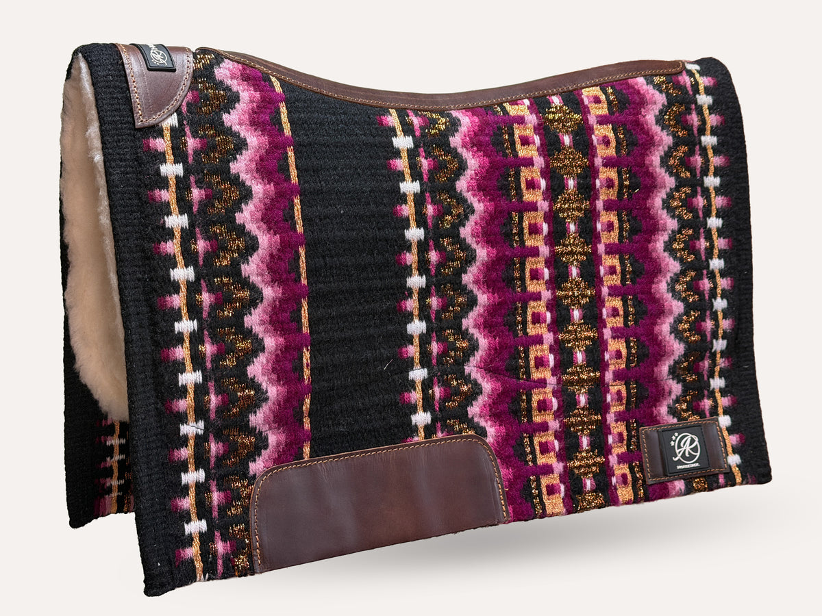 2in1 Show | Performance Western Pad | Purple Rodeo