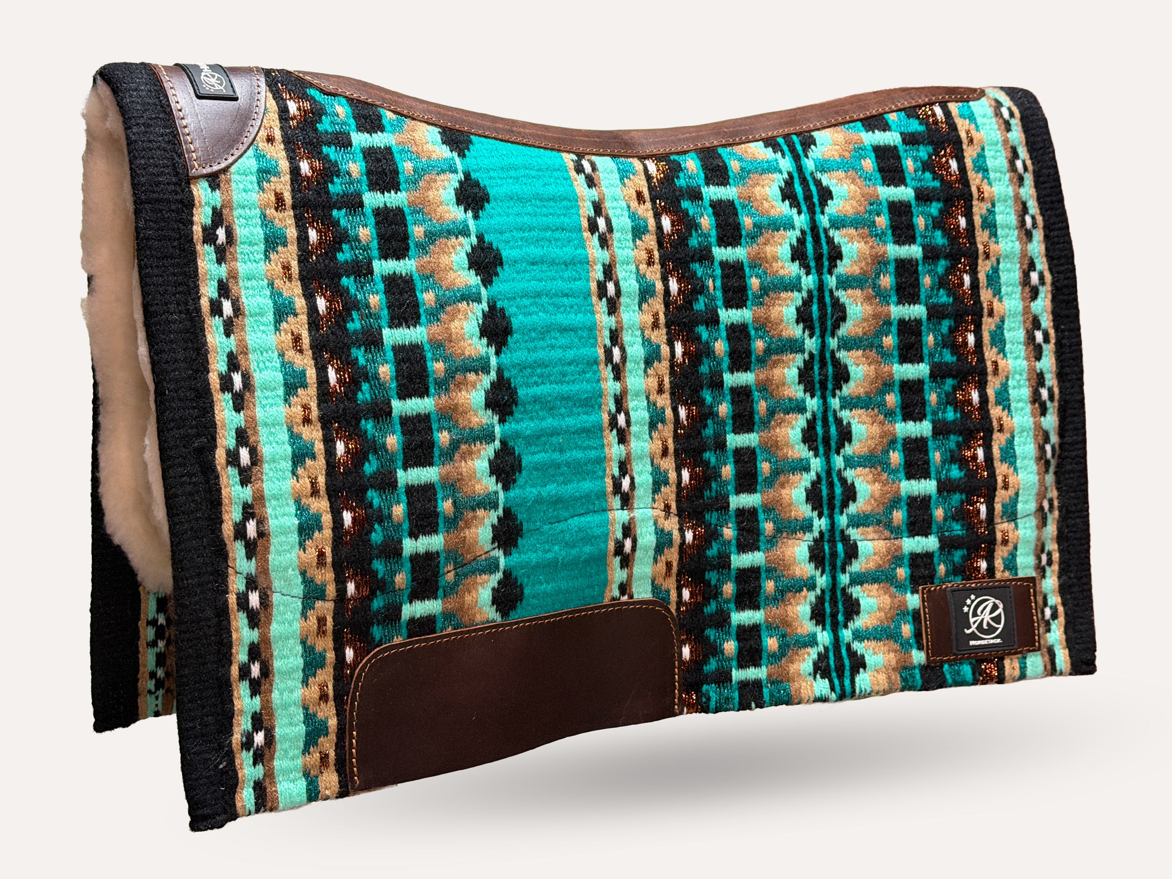 2in1 Show | Performance Western Pad | Turquoise Camel