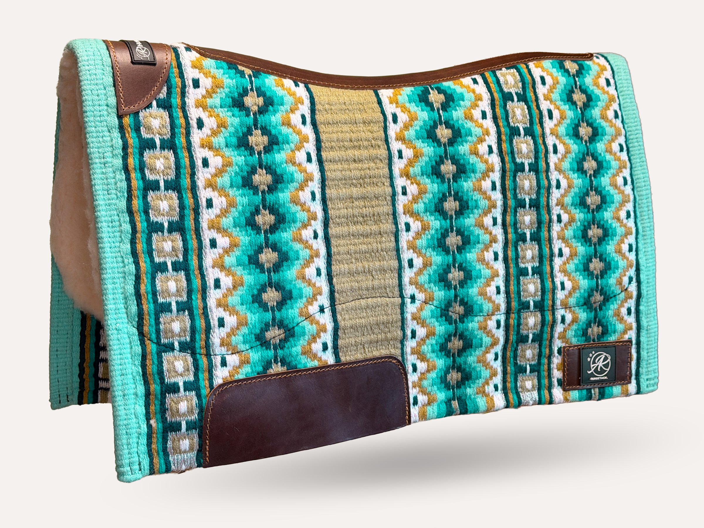 2in1 Show | contoured western pad | Desert Mint