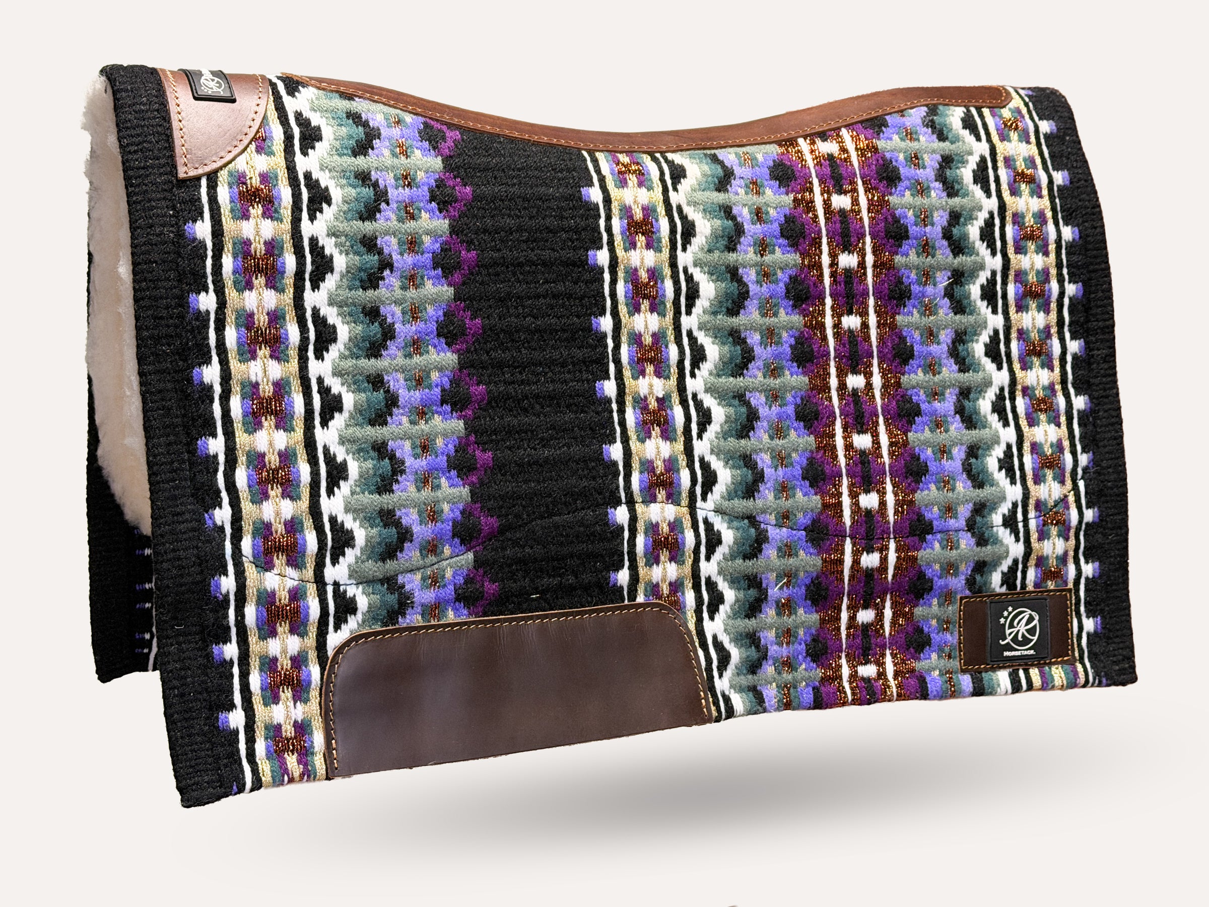 2in1 Show | contoured western pad | Lavender Smoke